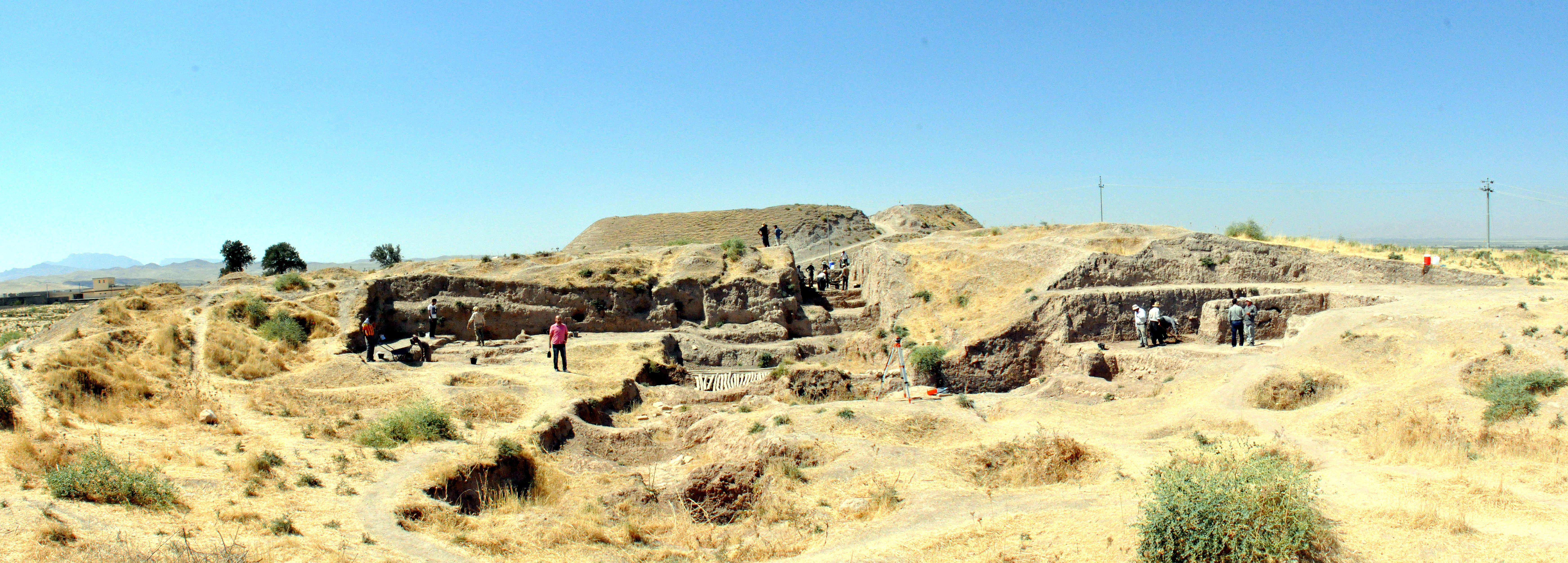 Excavations at the ancient mound of Bakr Awa, Shahrizor Plain, Sulaymaniyah Governorate, Iraq, headed by Professor Peter Miglus of the Heidelberg University.