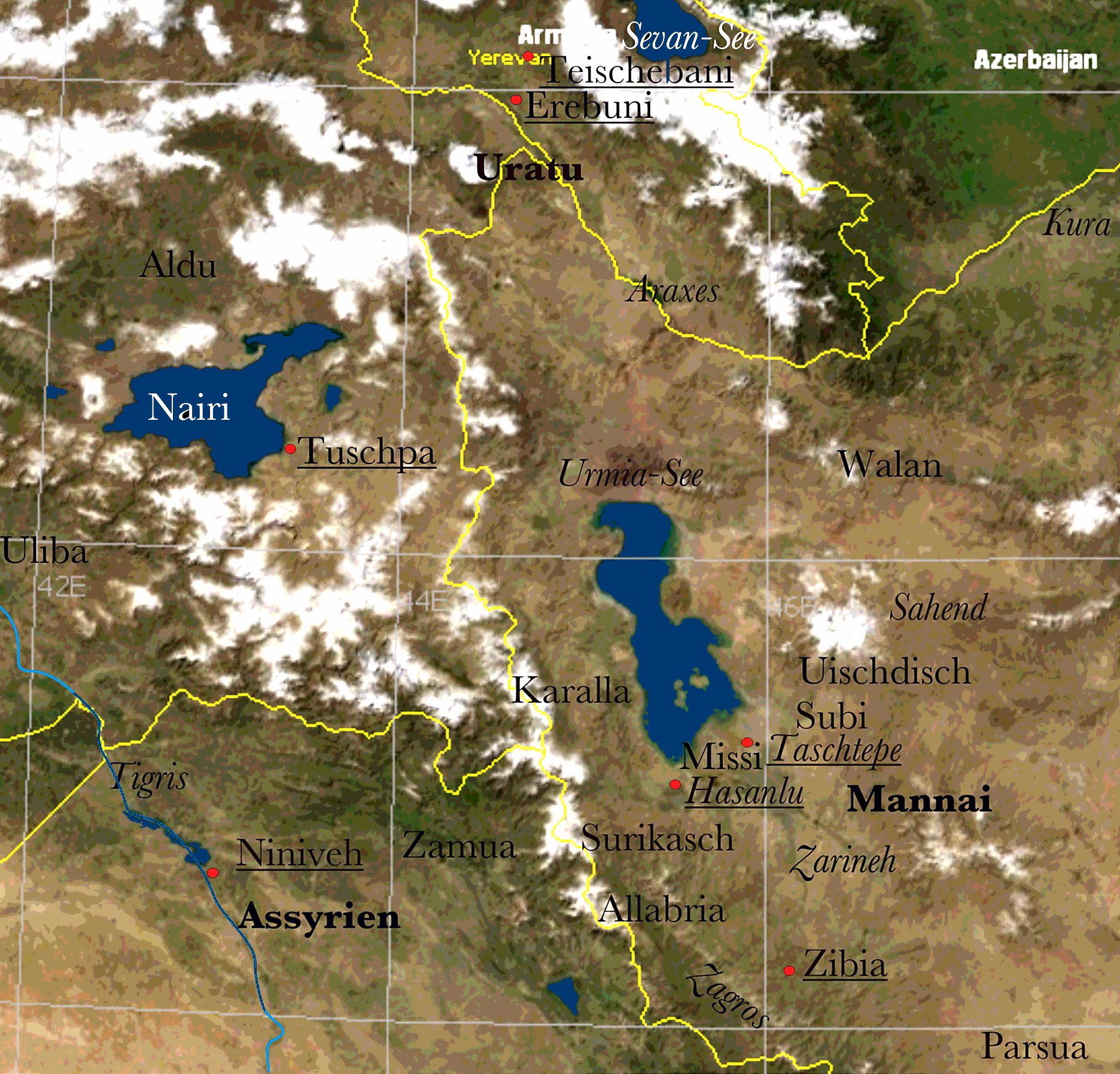 Lake Urmija during 10-7 c. BC