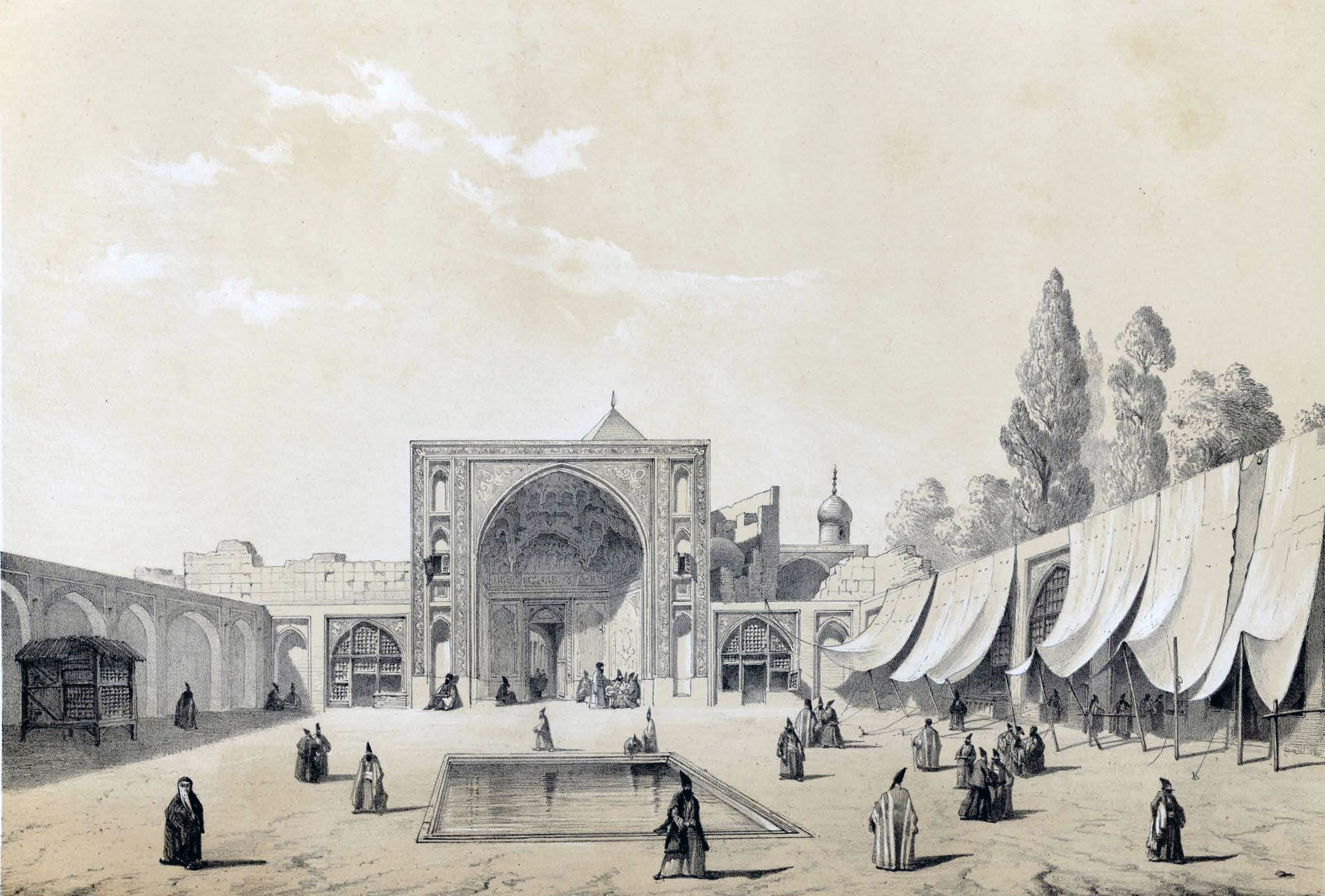 Masjid i Shah , or Royal Mosque , Tehran