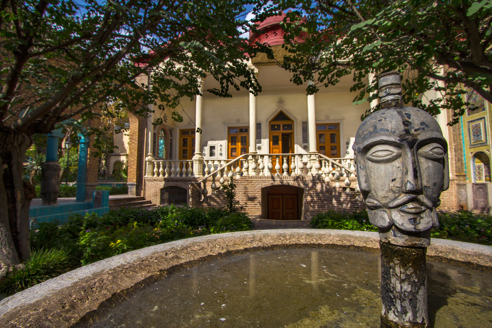 This is a photo of a monument in Iran identified by the ID