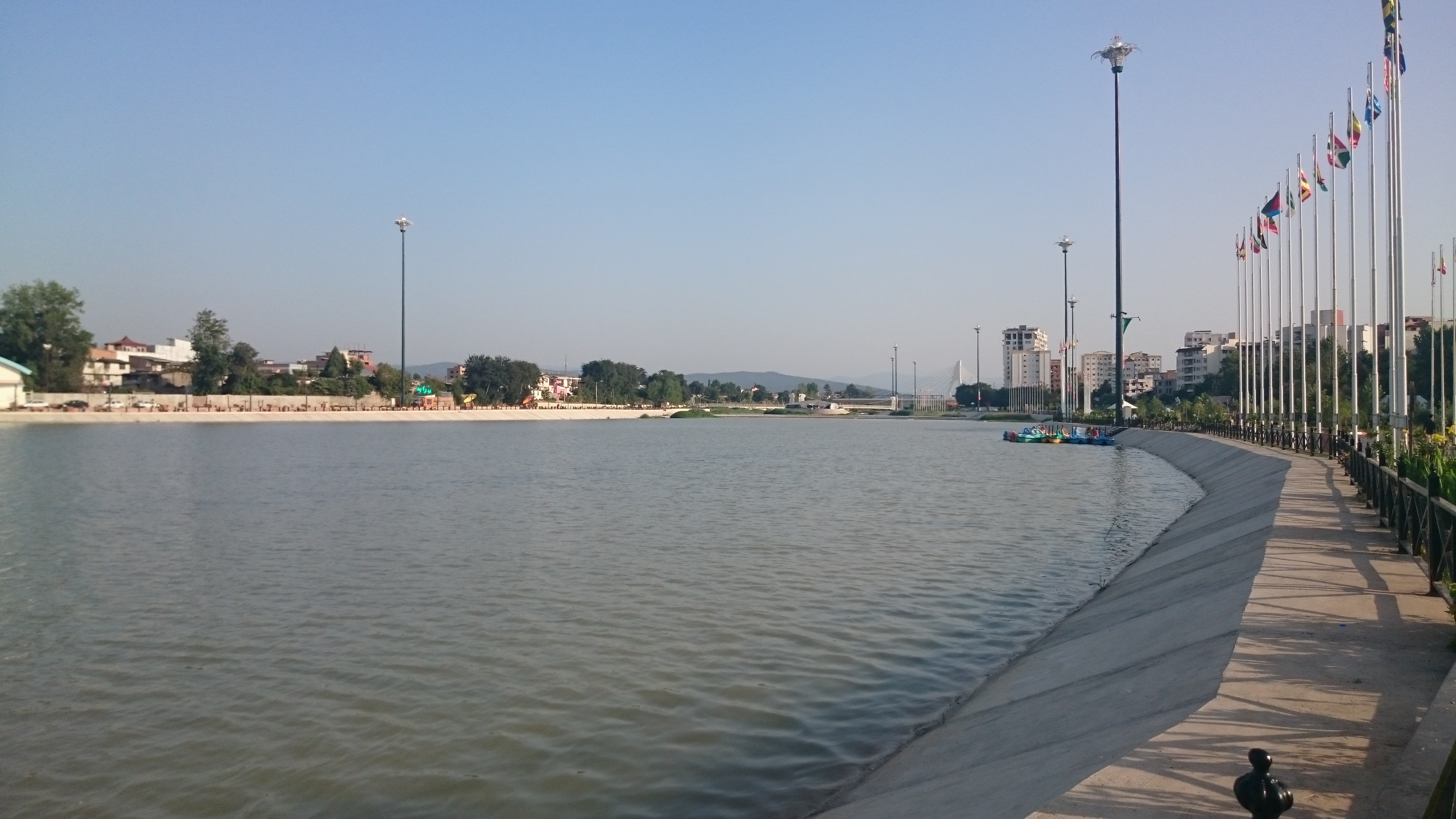 Tajan river in Sari Iran