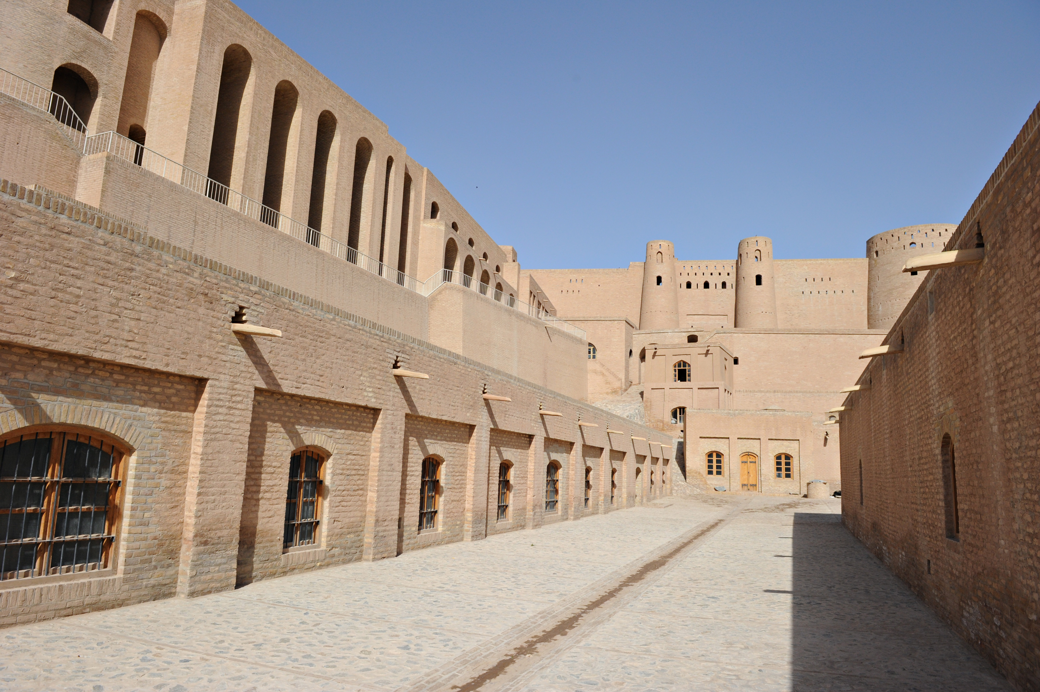 The Qala Ikhtyaruddin (Citadel) in Herat, Afghanistan.