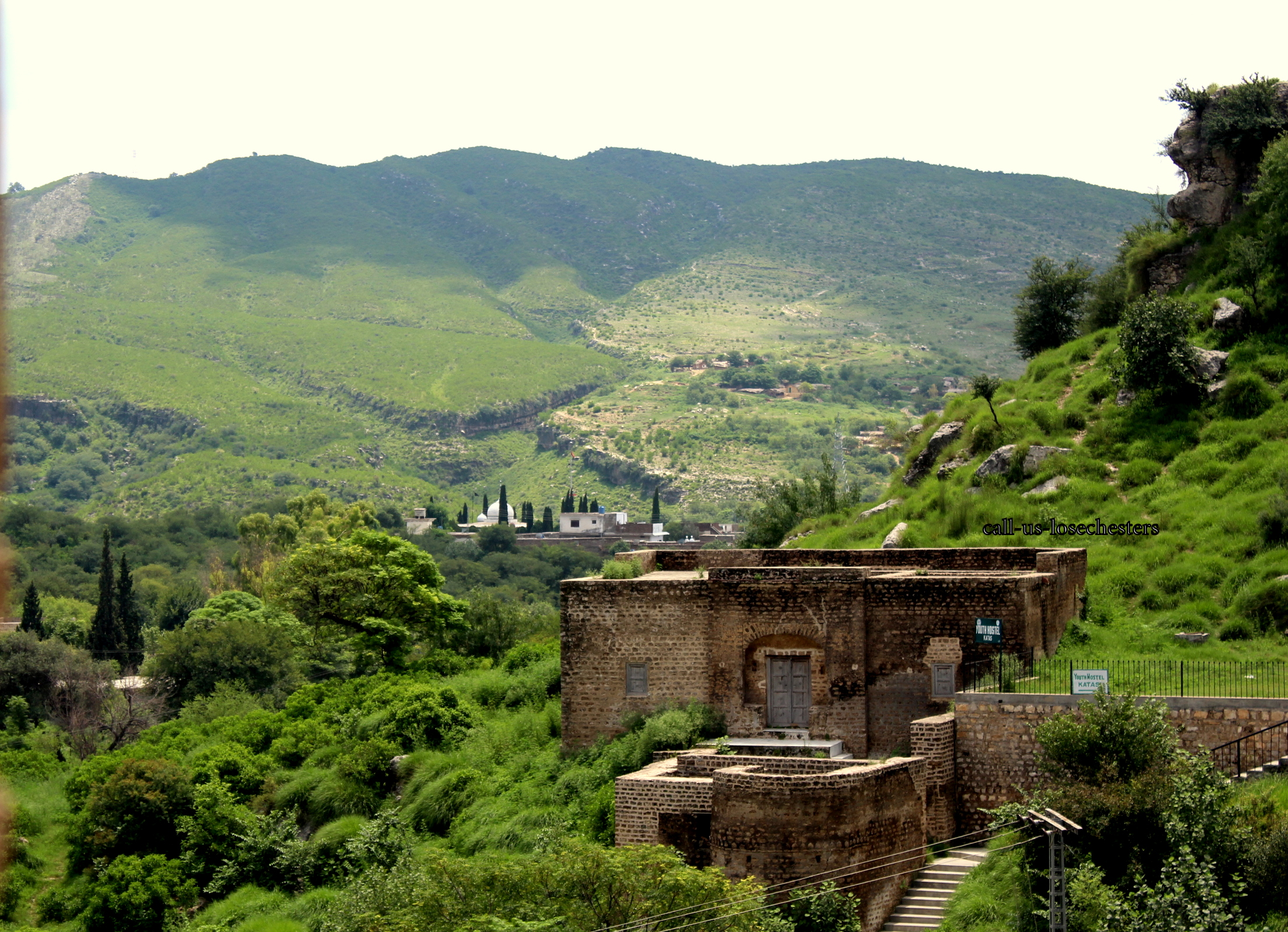 View from the windows of katas raj temple