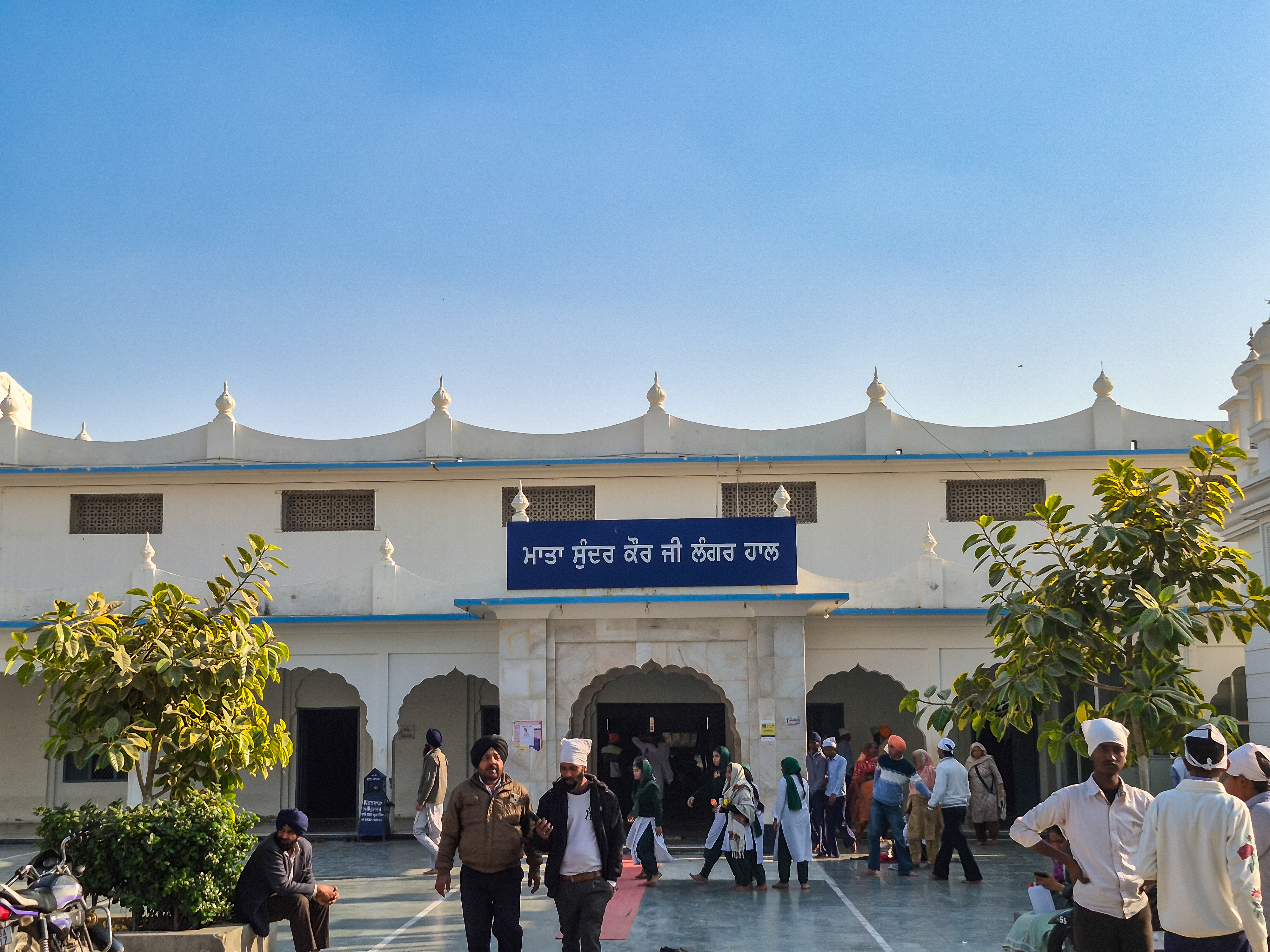 Mata Sahib Kaur ji Langar Hall near Takht Sri Damdama Sahib in Talwandi Sabo, Bathinda, Punjab, India