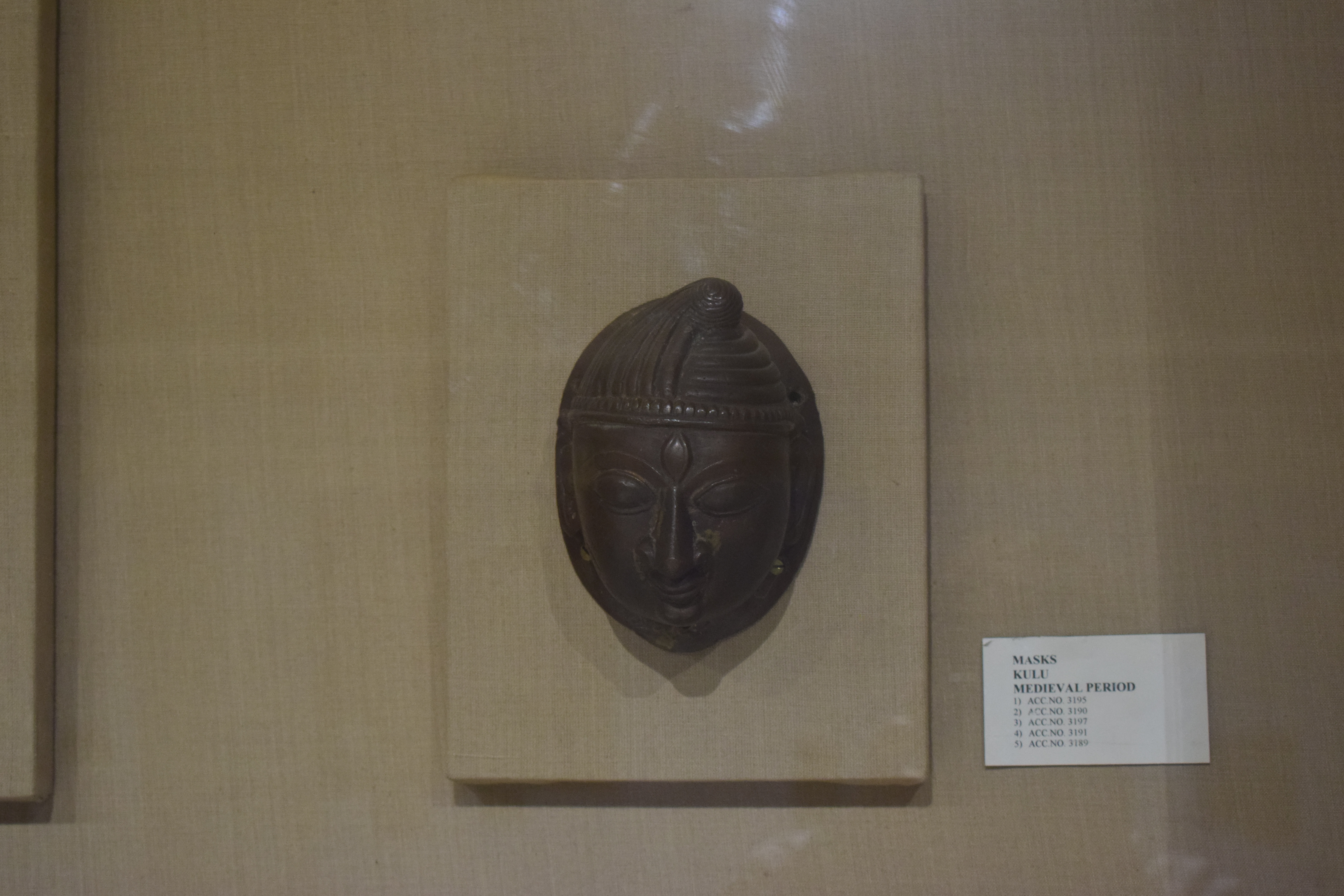 Mask Kullu from the Medieval period from Government Museum and Art Gallery