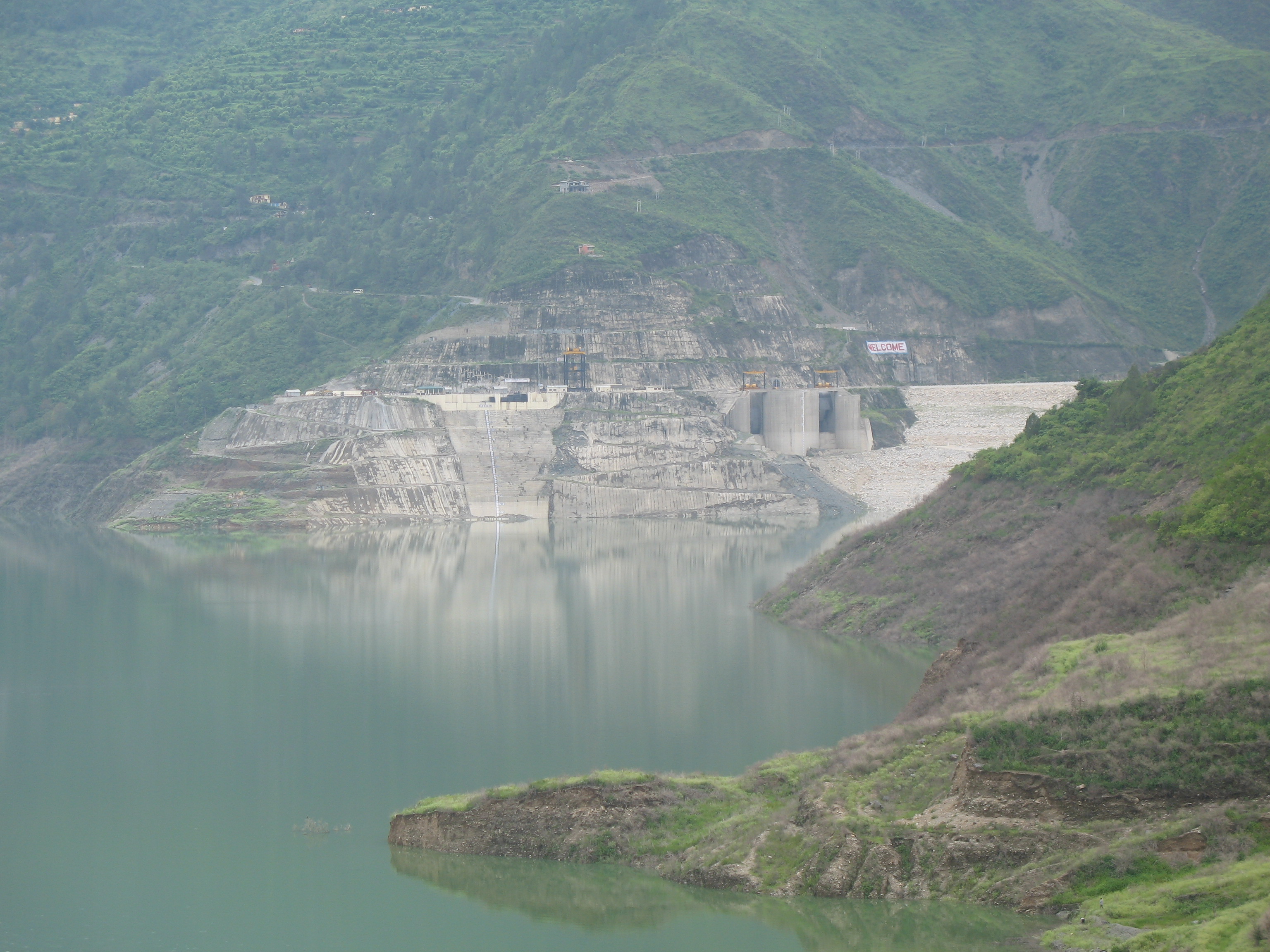 The Tehri Dam in India.
