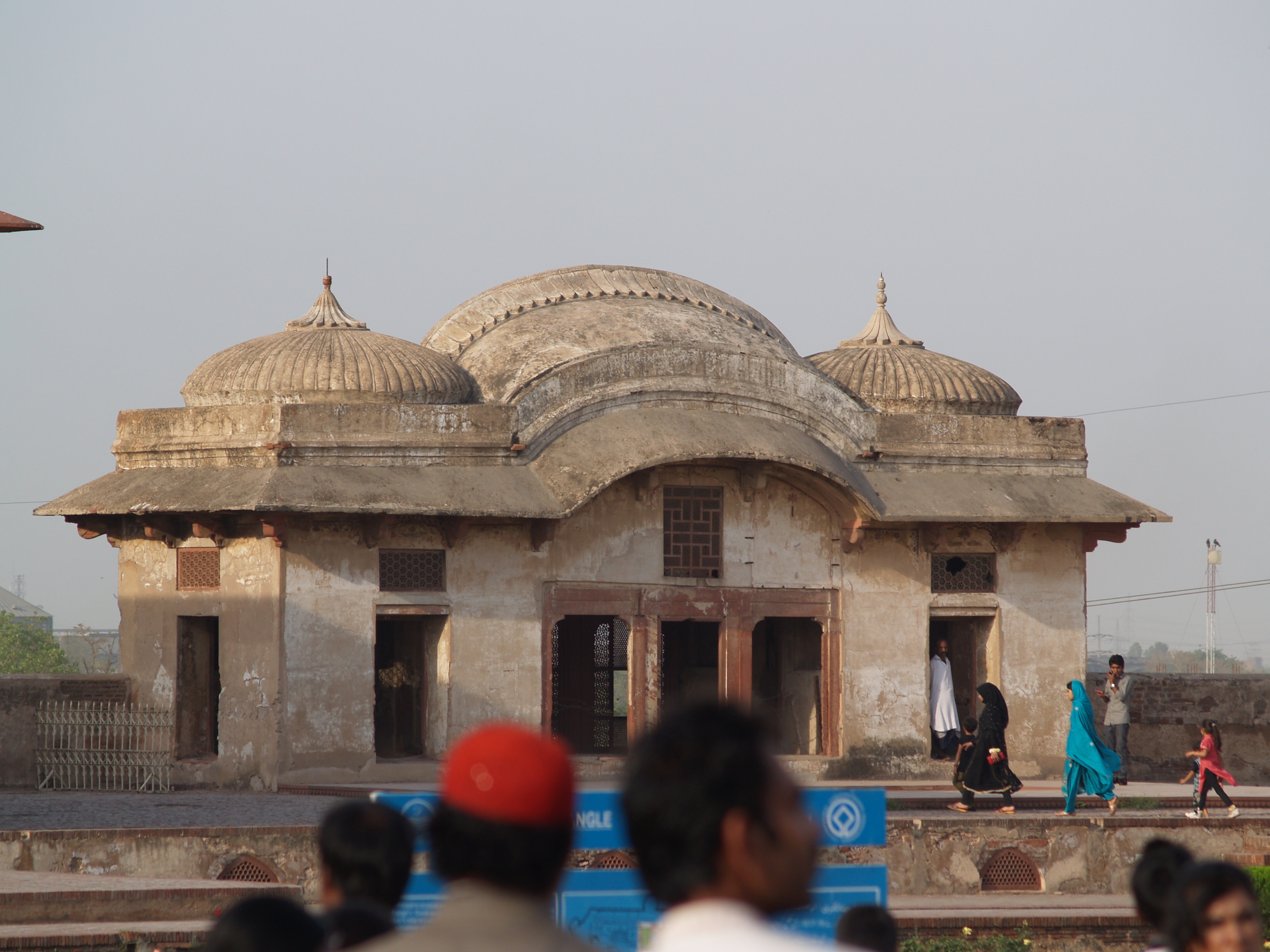 This is a photo of a monument in Pakistan identified as the