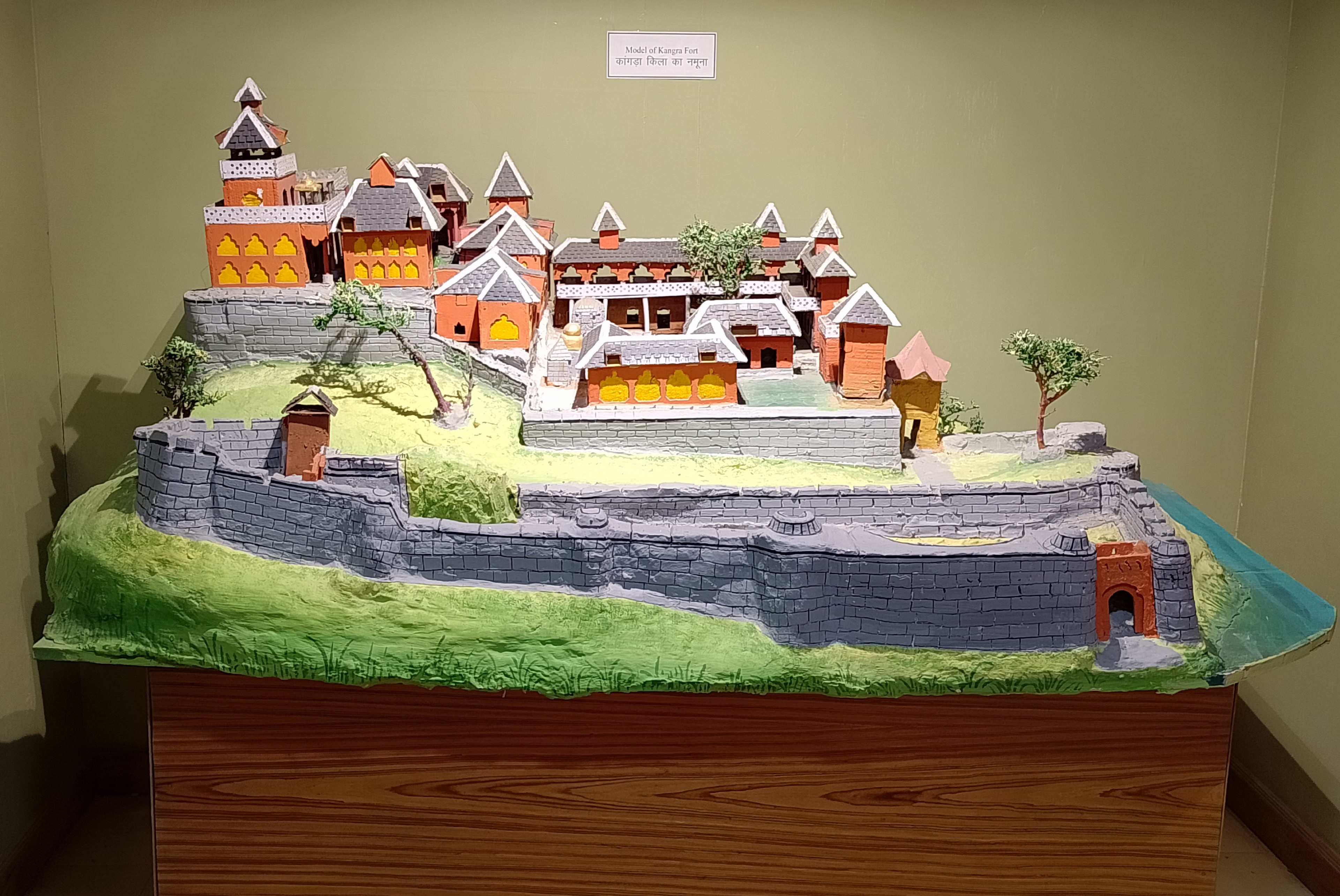 Model of Kangra Fort