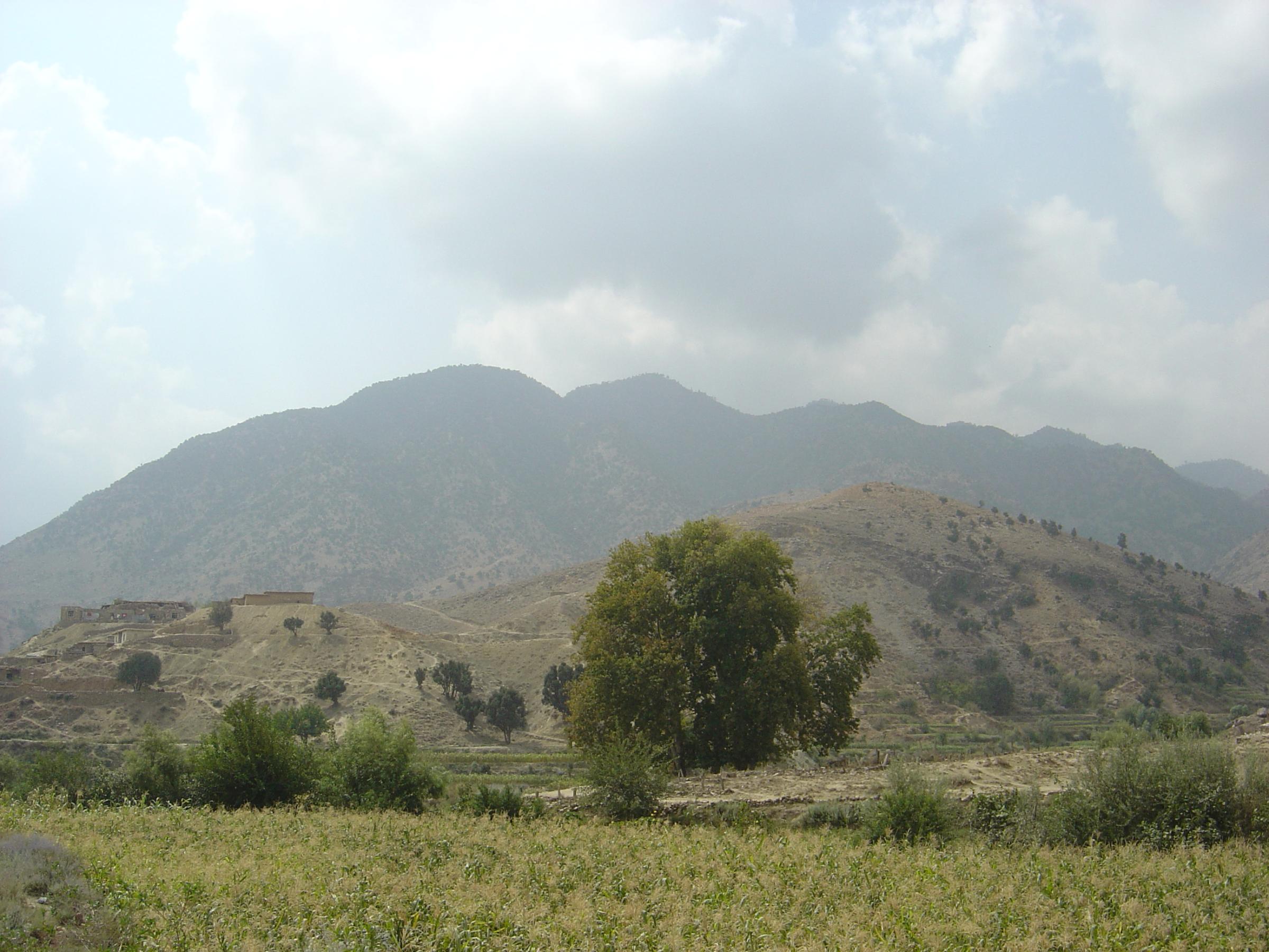 Tora Bora Mountains in Afghanistan