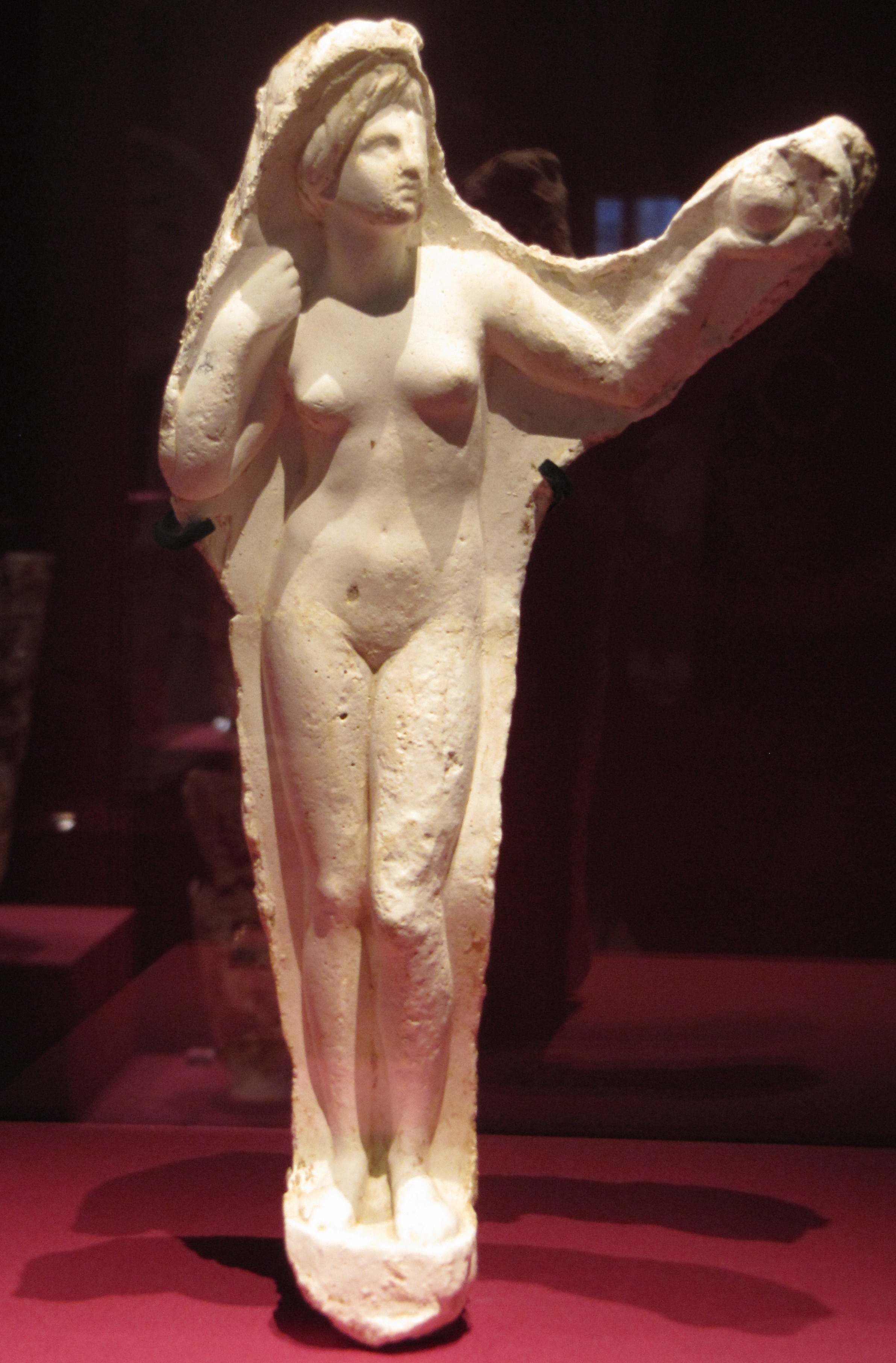 Aphrodite, Begram, Room 13, 1st century A.D., Plaster, National Museum of Afghanistan, Personal photograph 2011, British Museum.