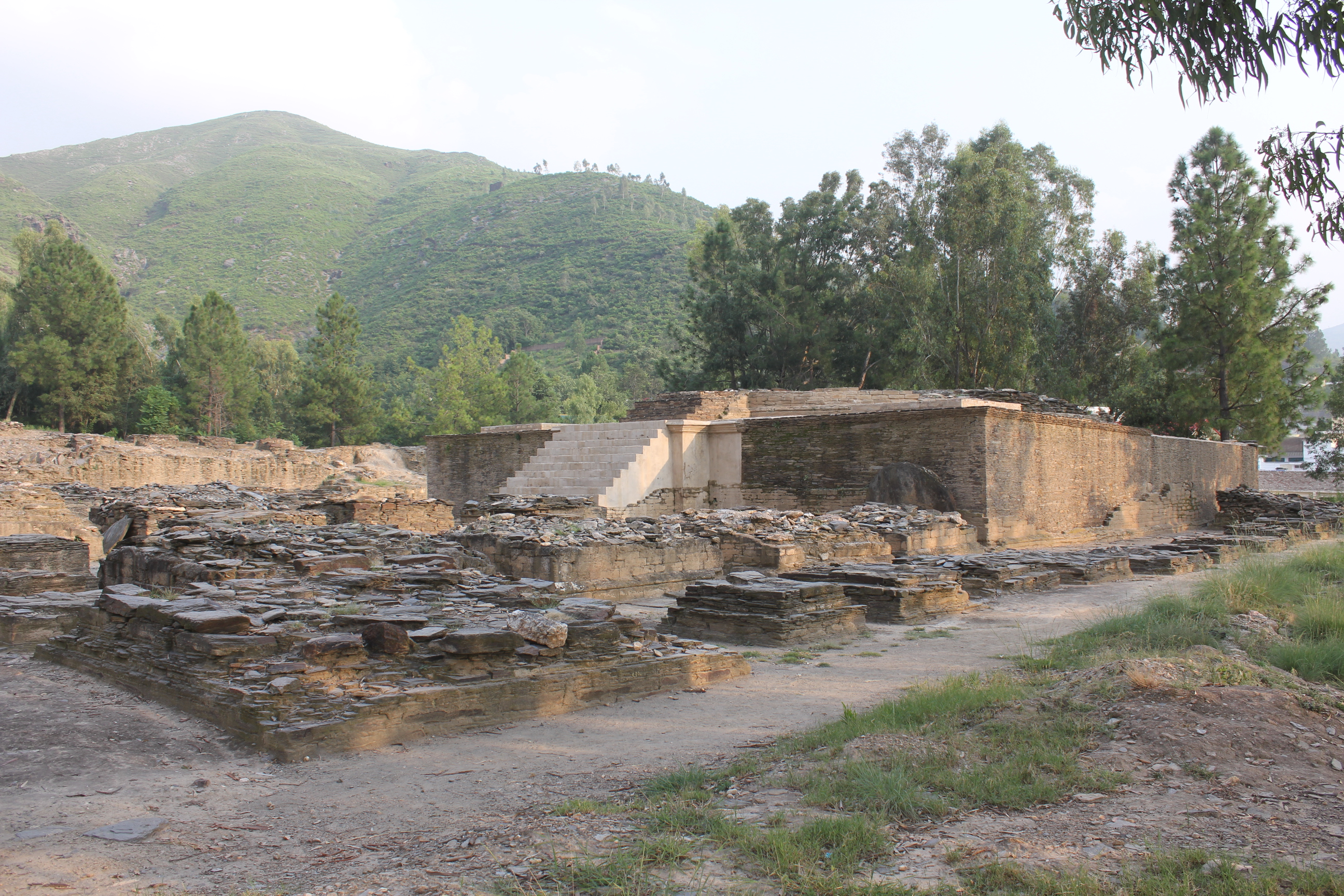 This is a photo of a monument in Pakistan identified as the