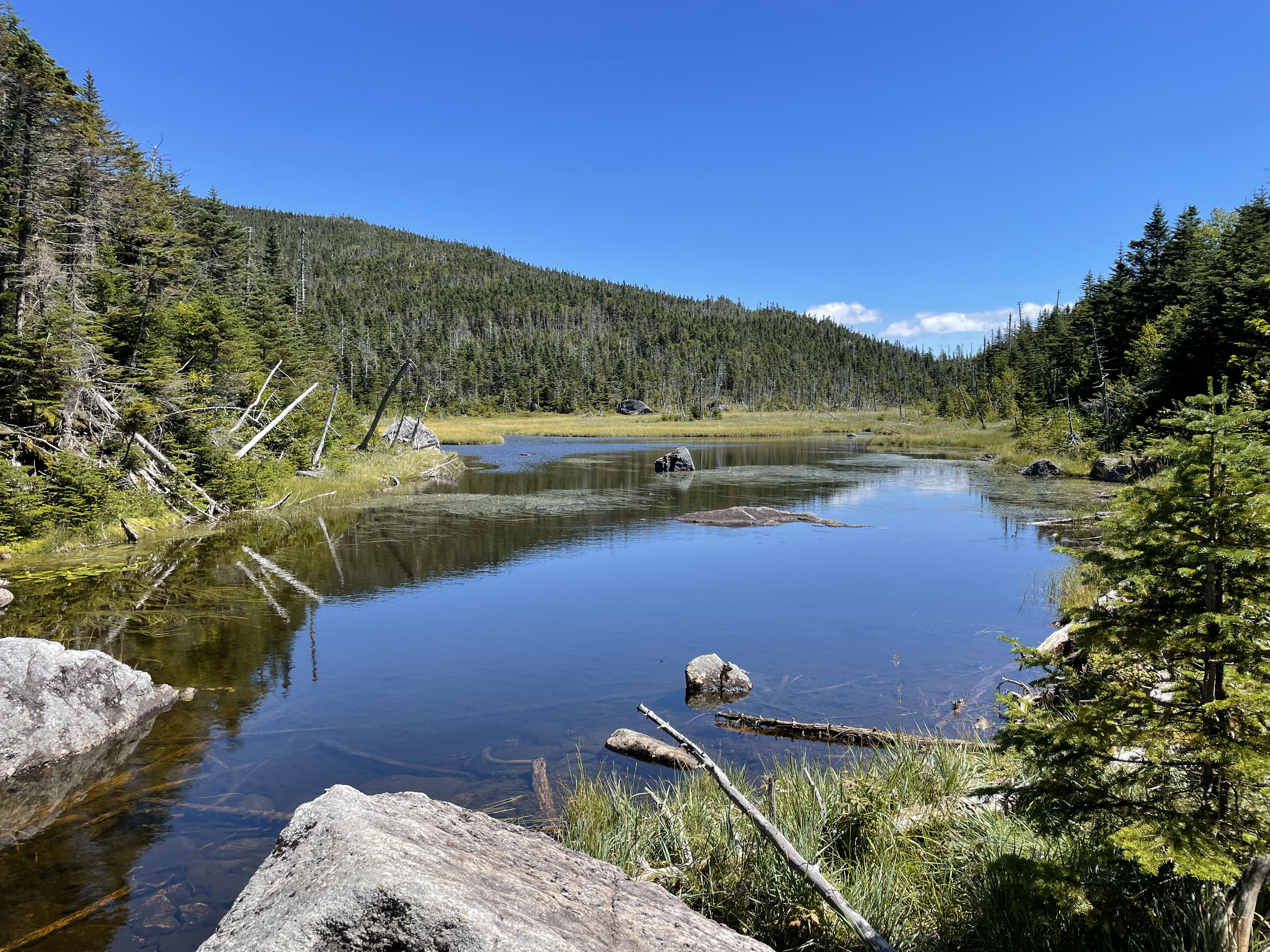 Lake Tear of the Clouds on the southwest slope of Mount Marcy in the Adirondack Mountains of New York.