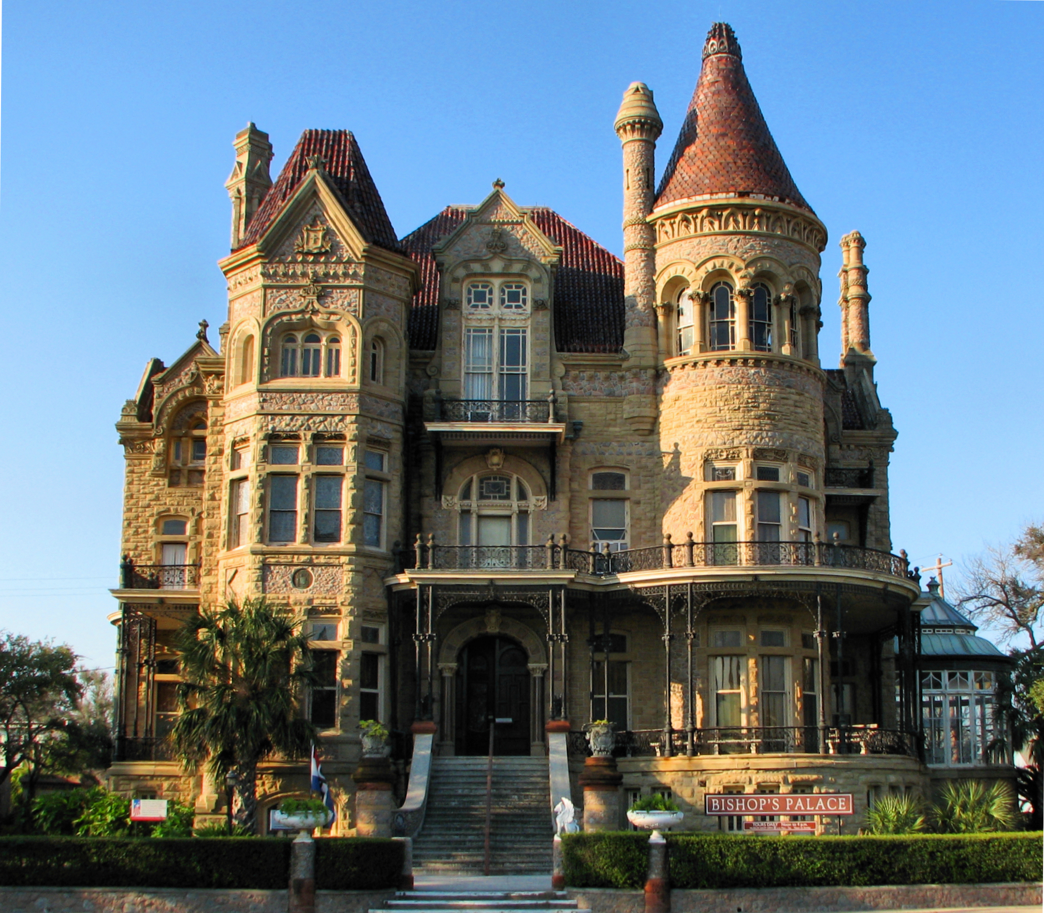 Bishop's Palace, Archdiocese of Galveston-Houston.  Galveston Island, Texas, USA.