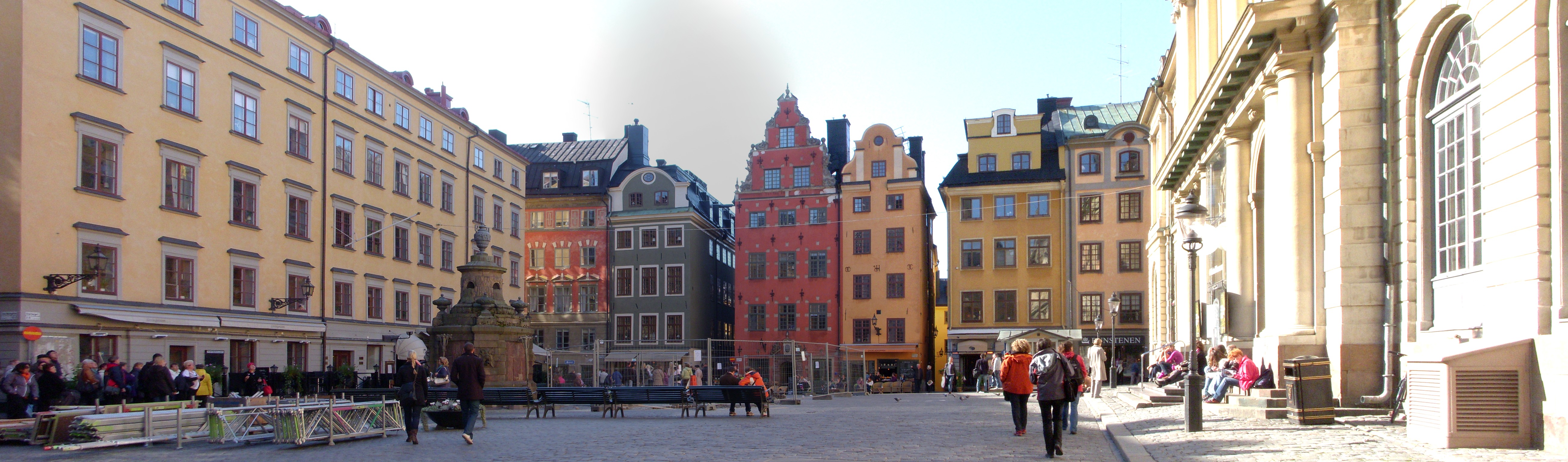 Stortorget Gamla Stan, vy mot väst med Börshuset till höger