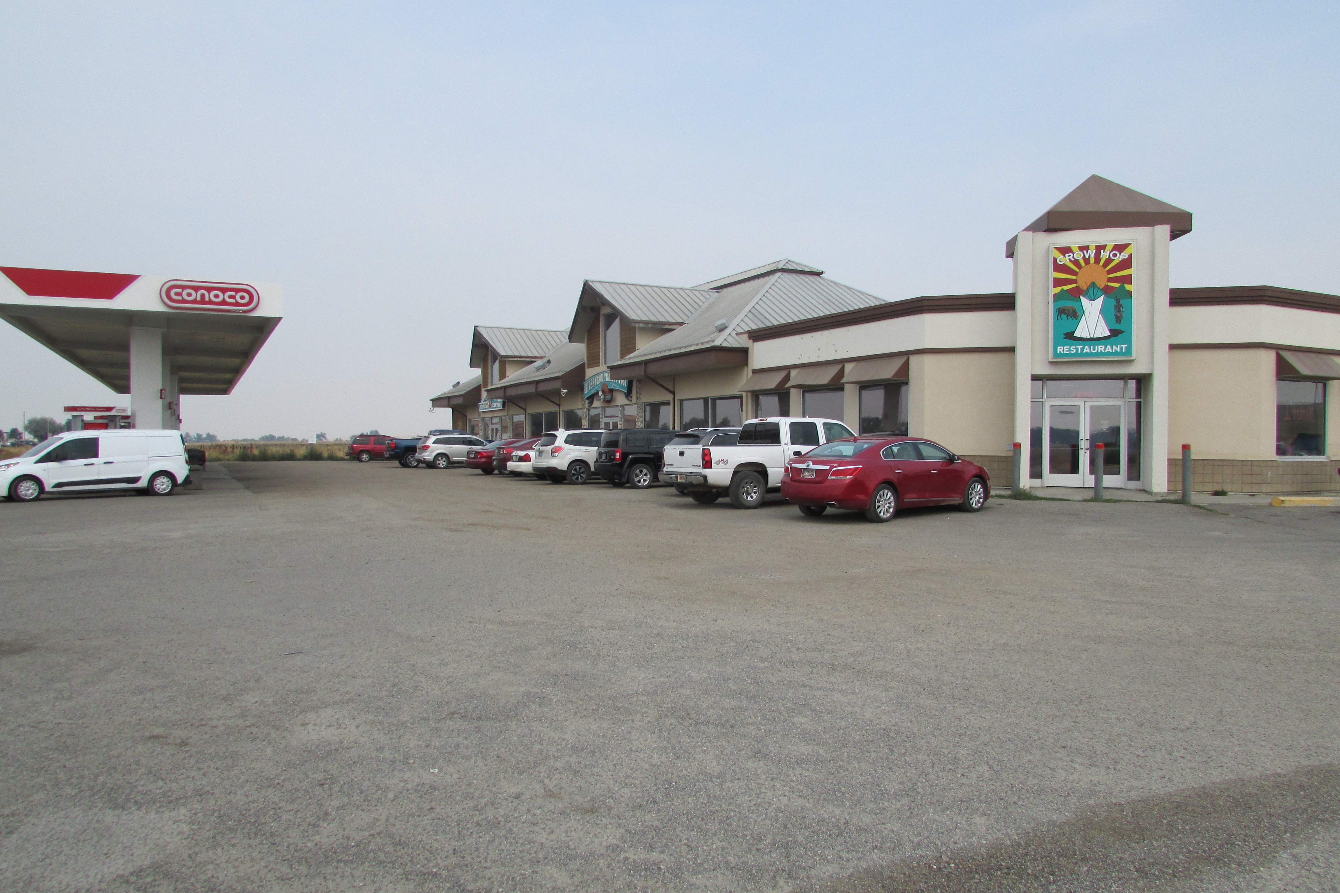 River Crow Trading Post, Crow Agency, Montana, host of Little Bighorn Battlefield National Monument.