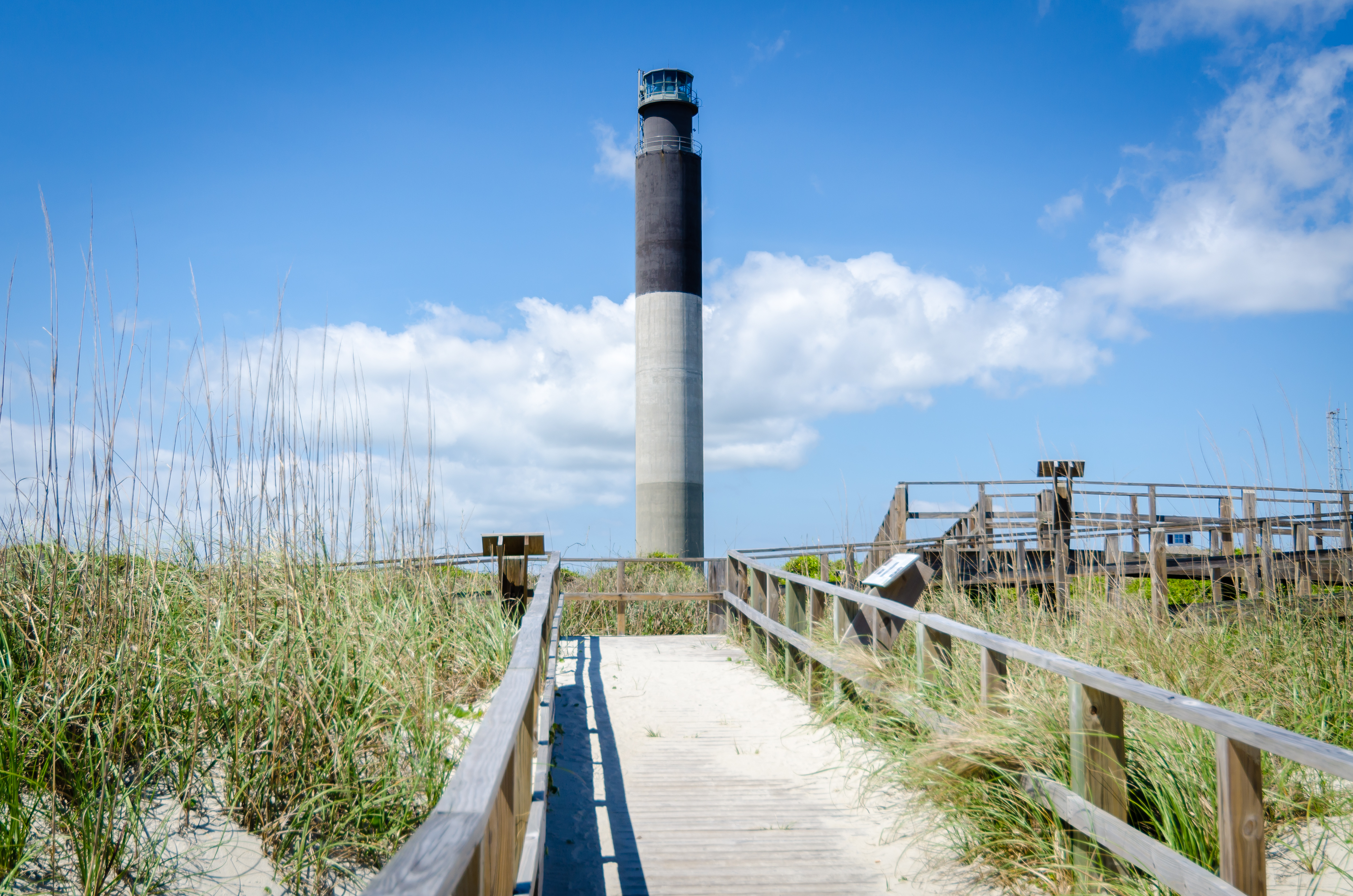 Oak Island Lighthouse in North Carolina