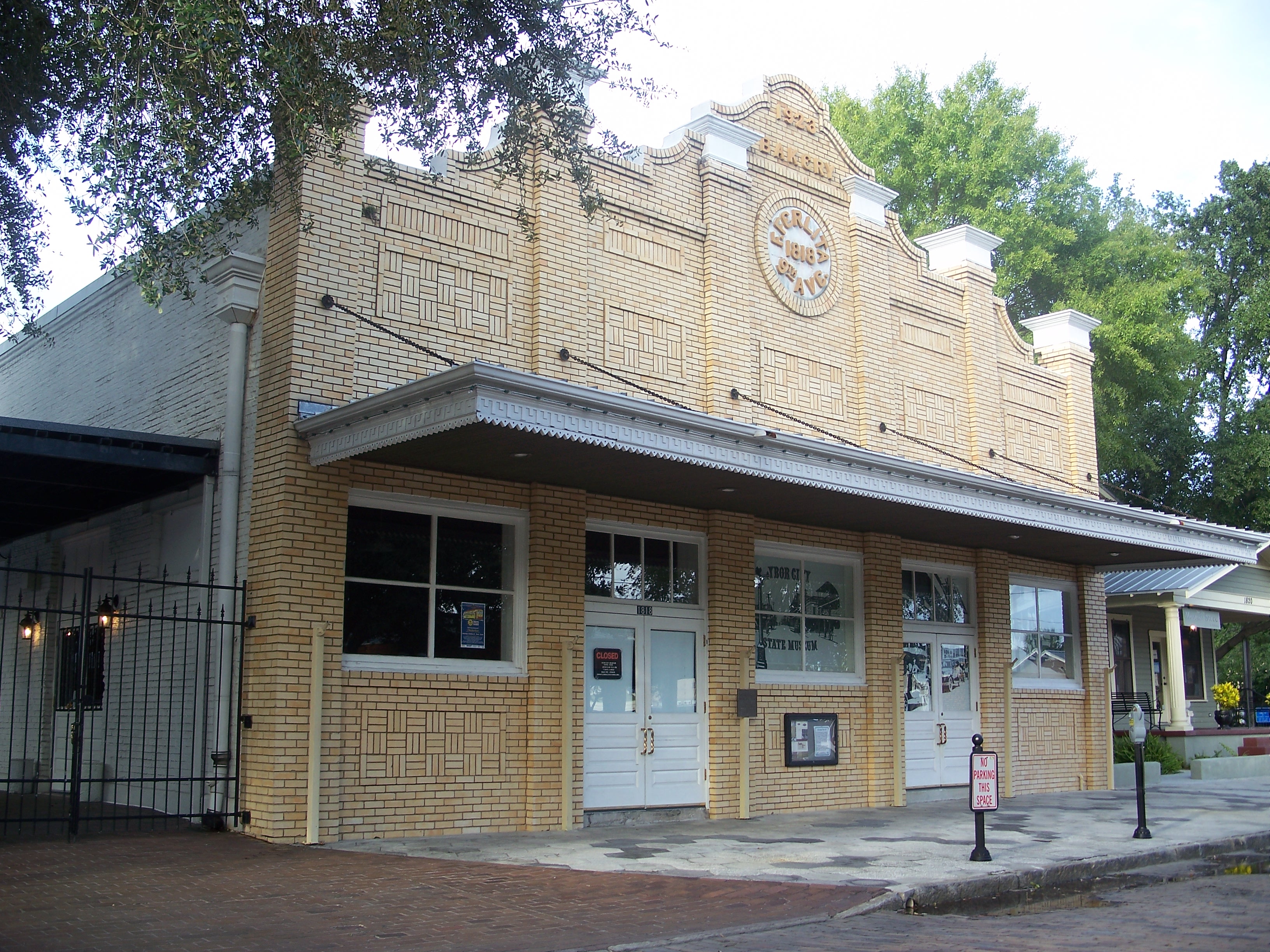Ybor City Museum State Park, in Tampa, Florida; building formerly a bakery.