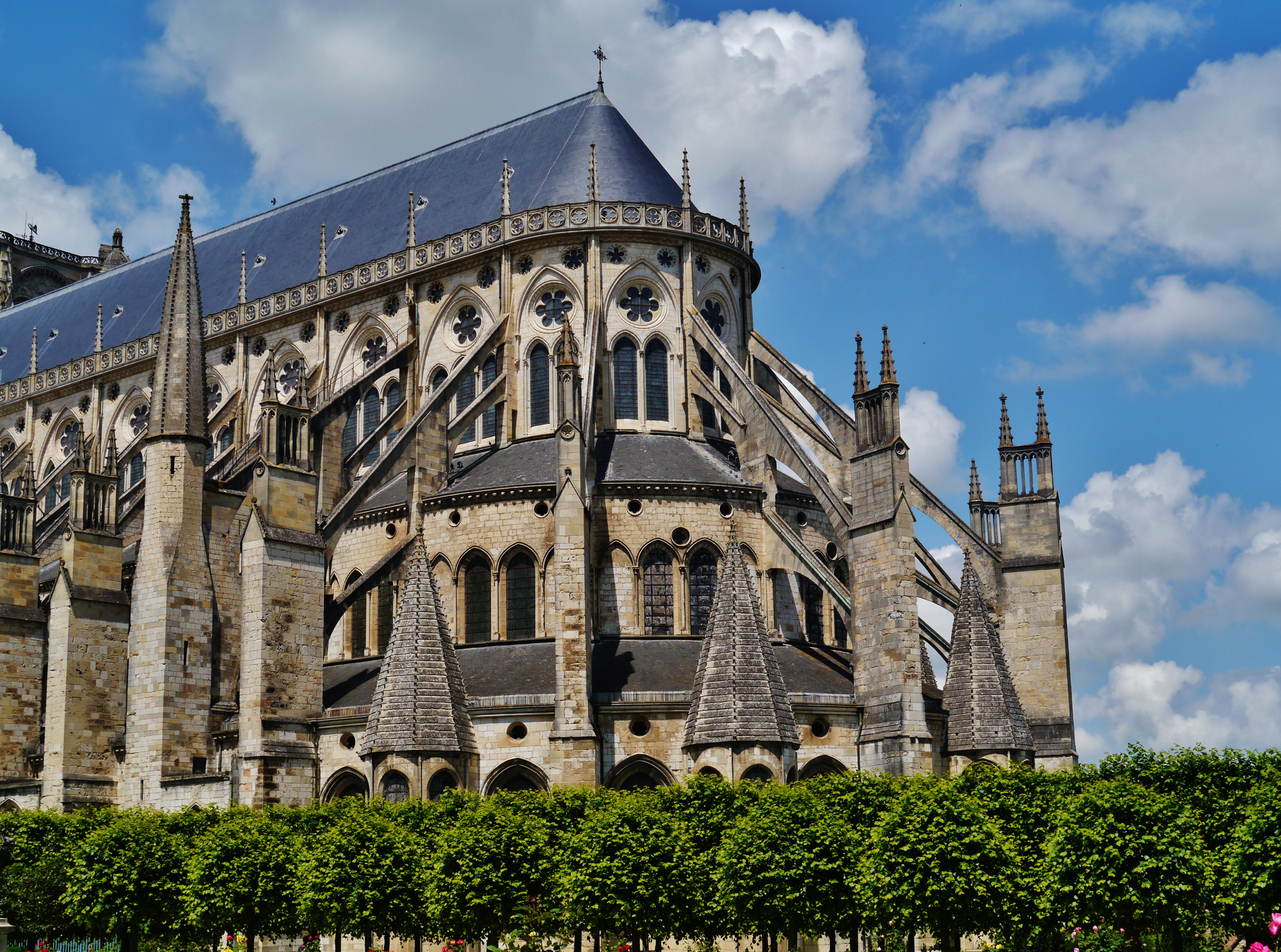 Choir of the Cathedral of St. Stephen, Bourges, Department of Cher, Region of Centre-Loire Valley, France