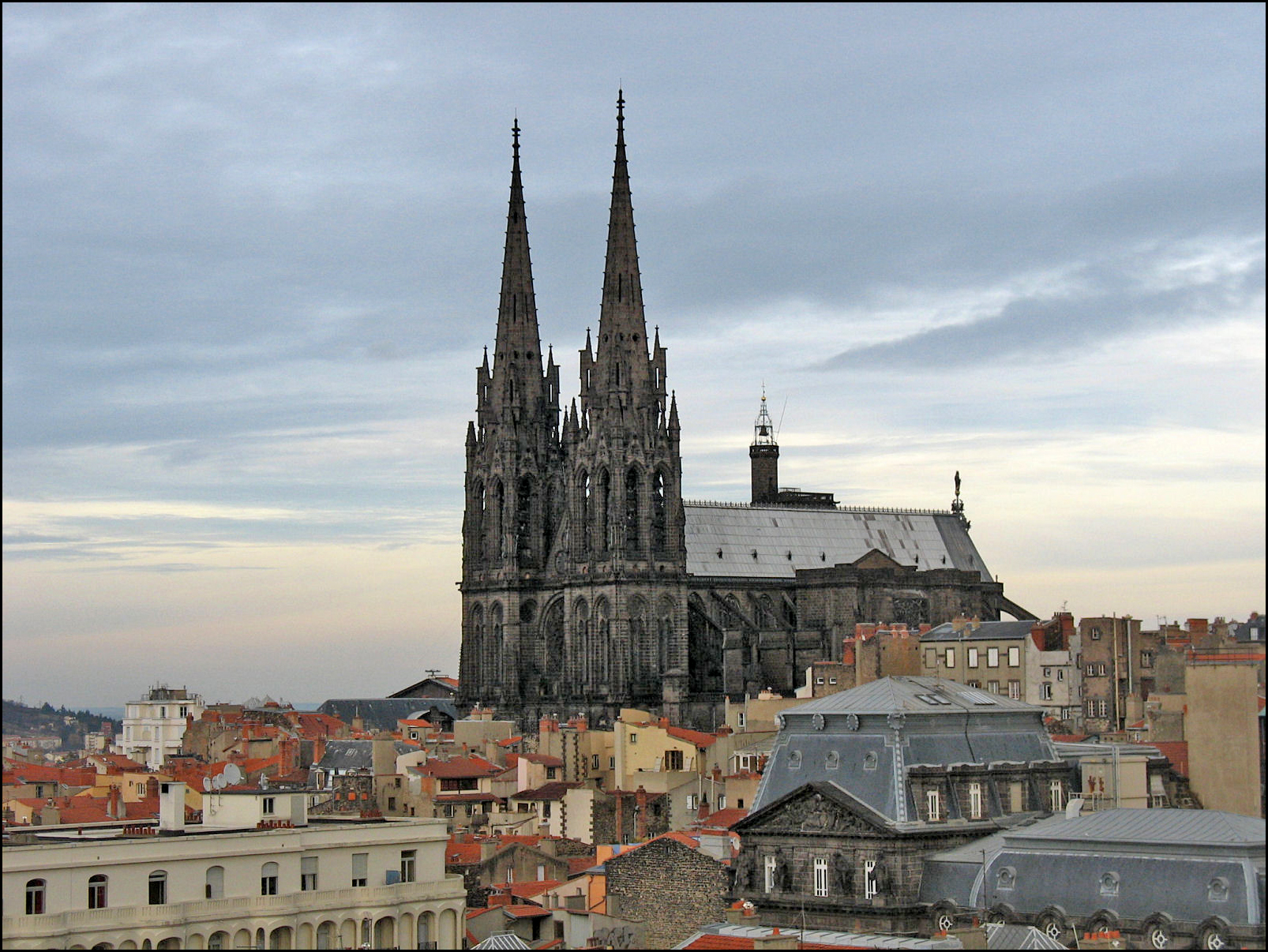 Clermont-Ferrand Cathedral, Gothic style, France