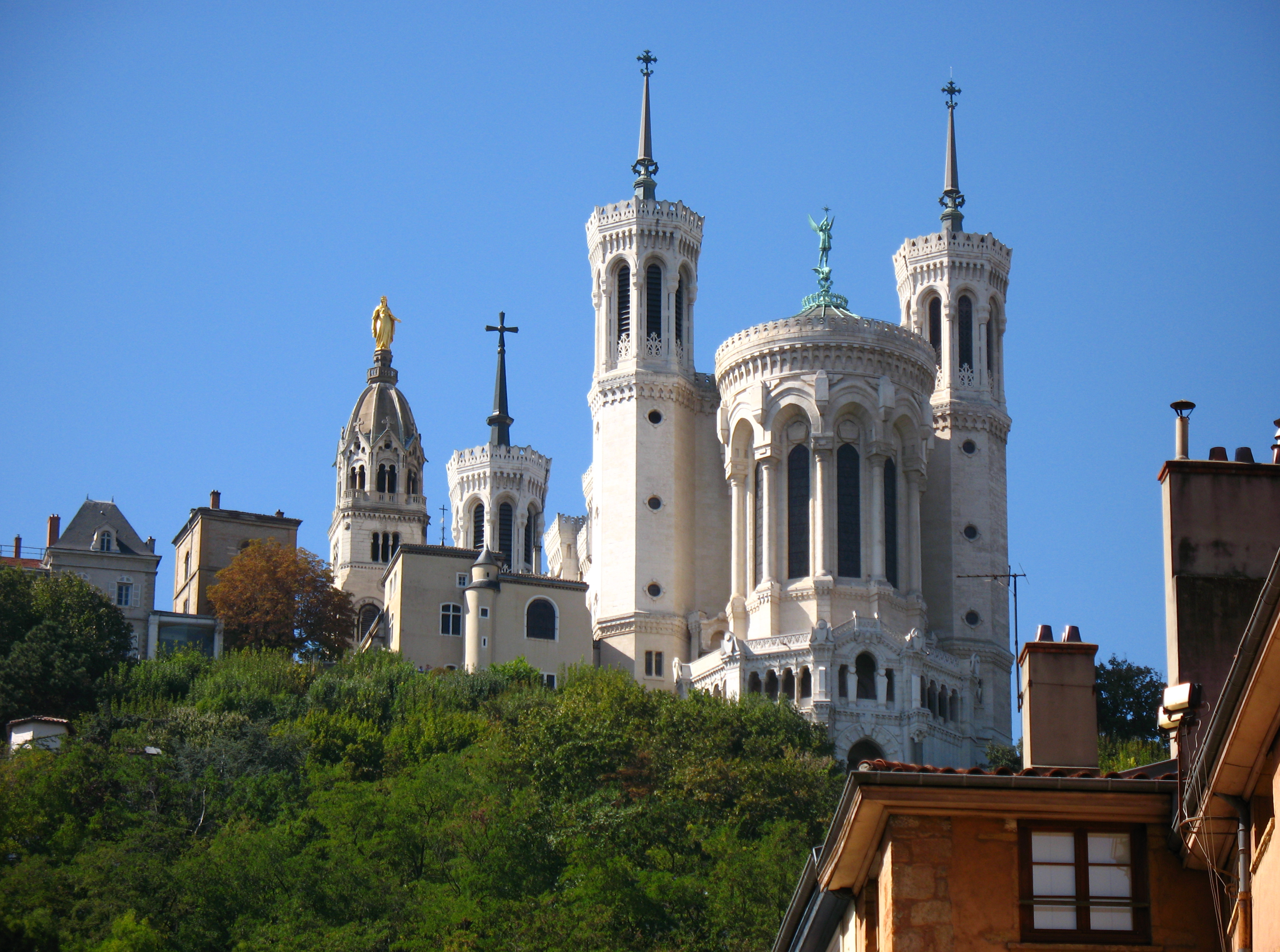 Fourvière as seen from Vieux Lyon