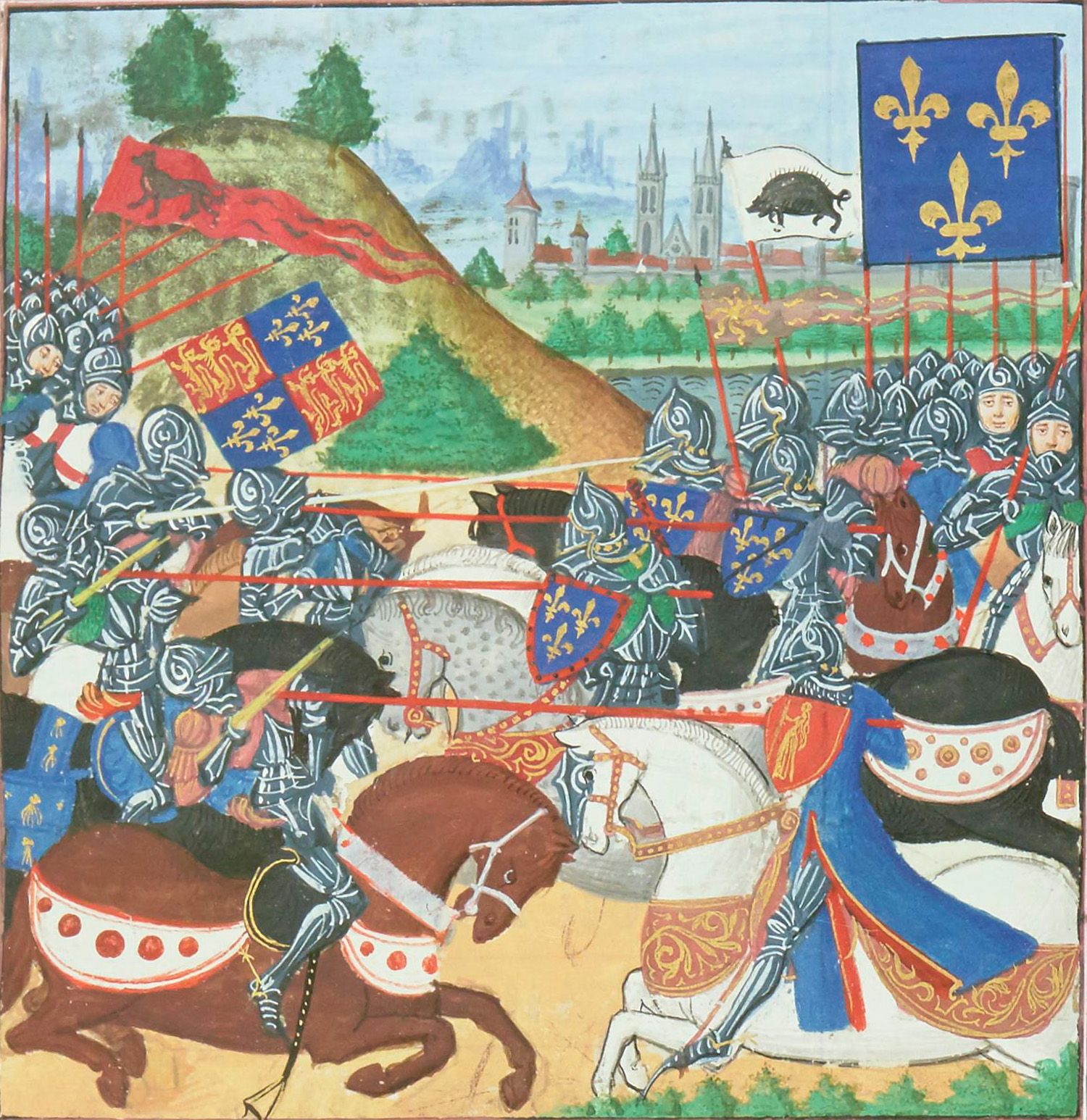 The Battle of Patay (18 June 1429).
