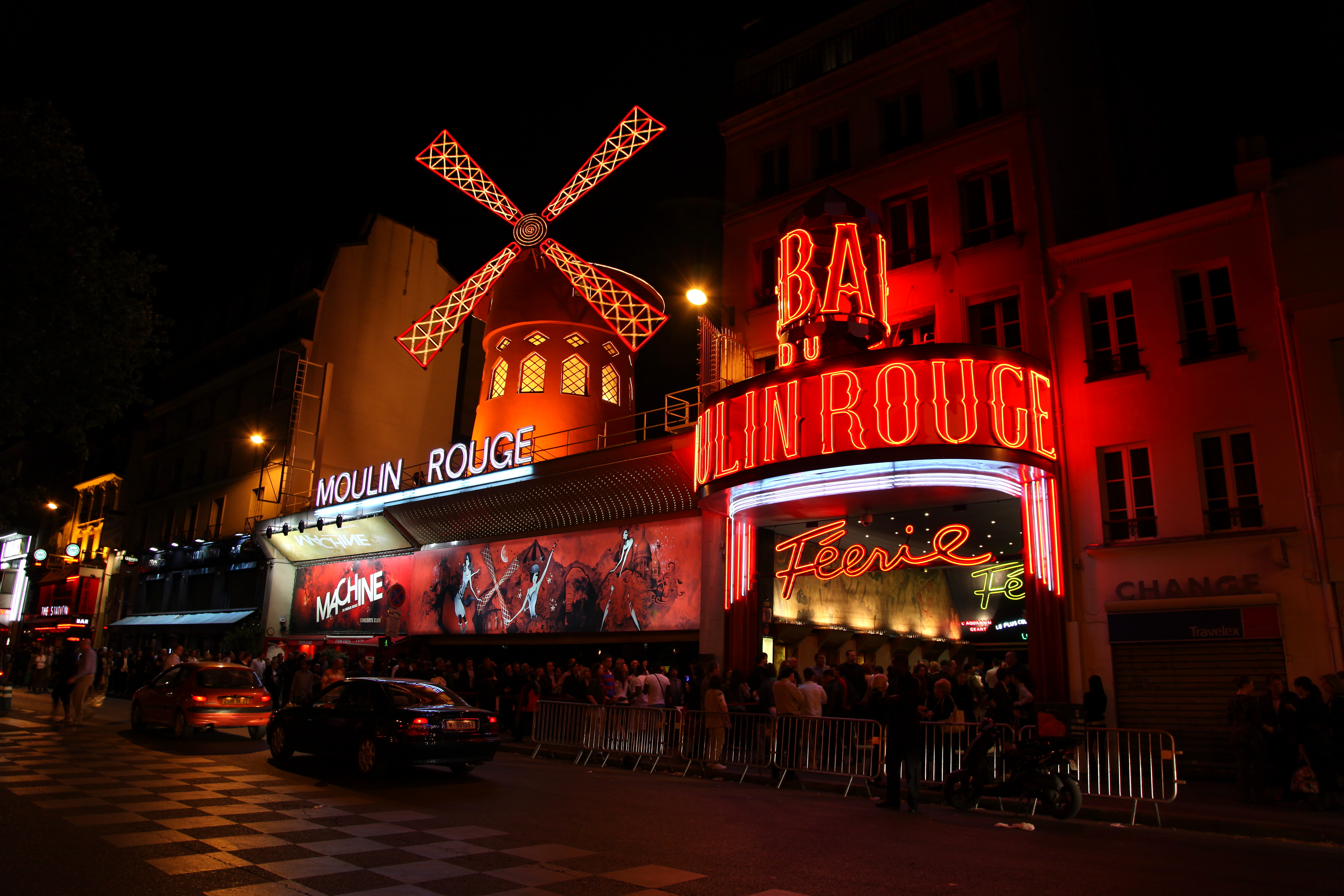Moulin Rouge, Paris, France.