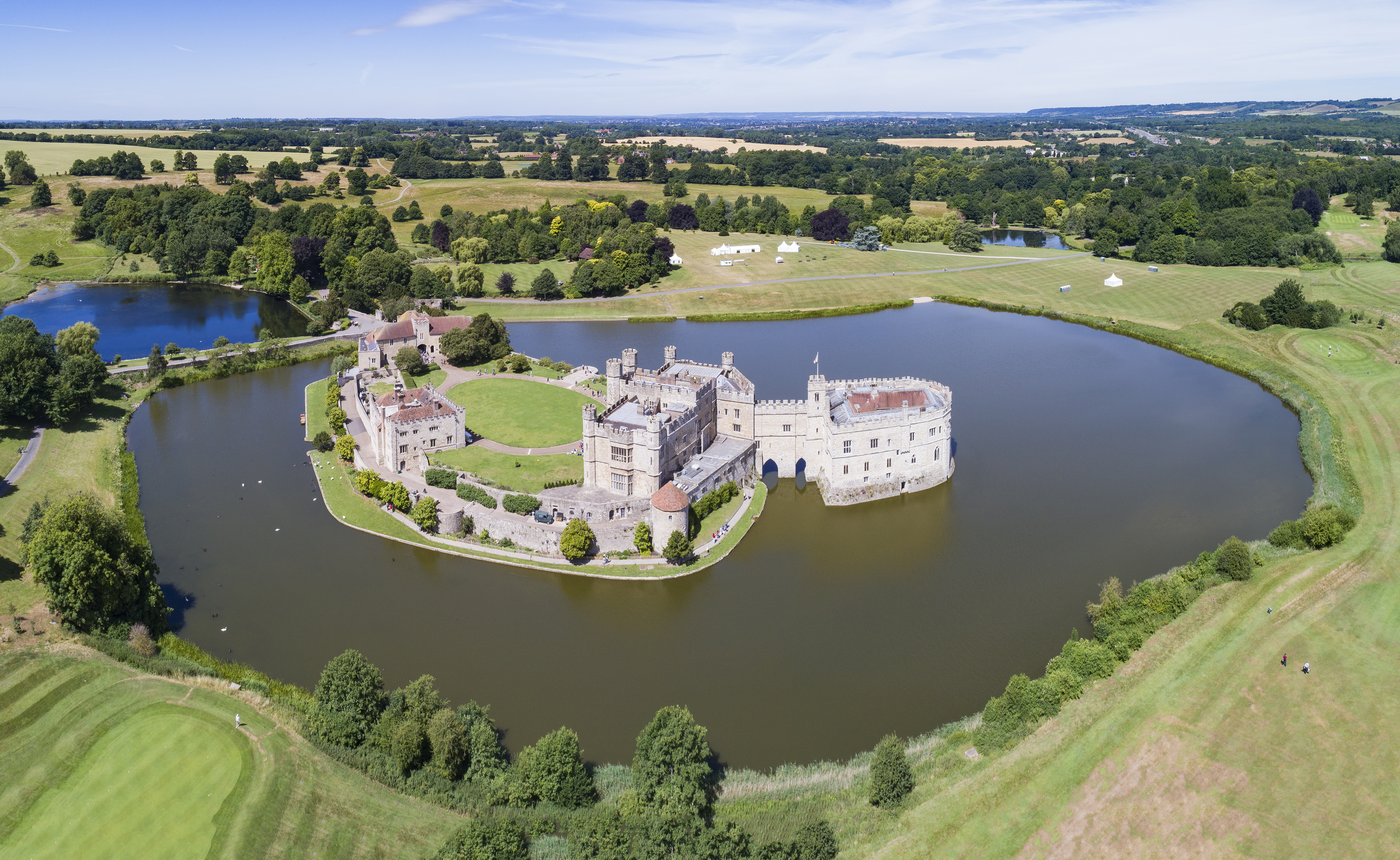 leeds castle panorama 2017