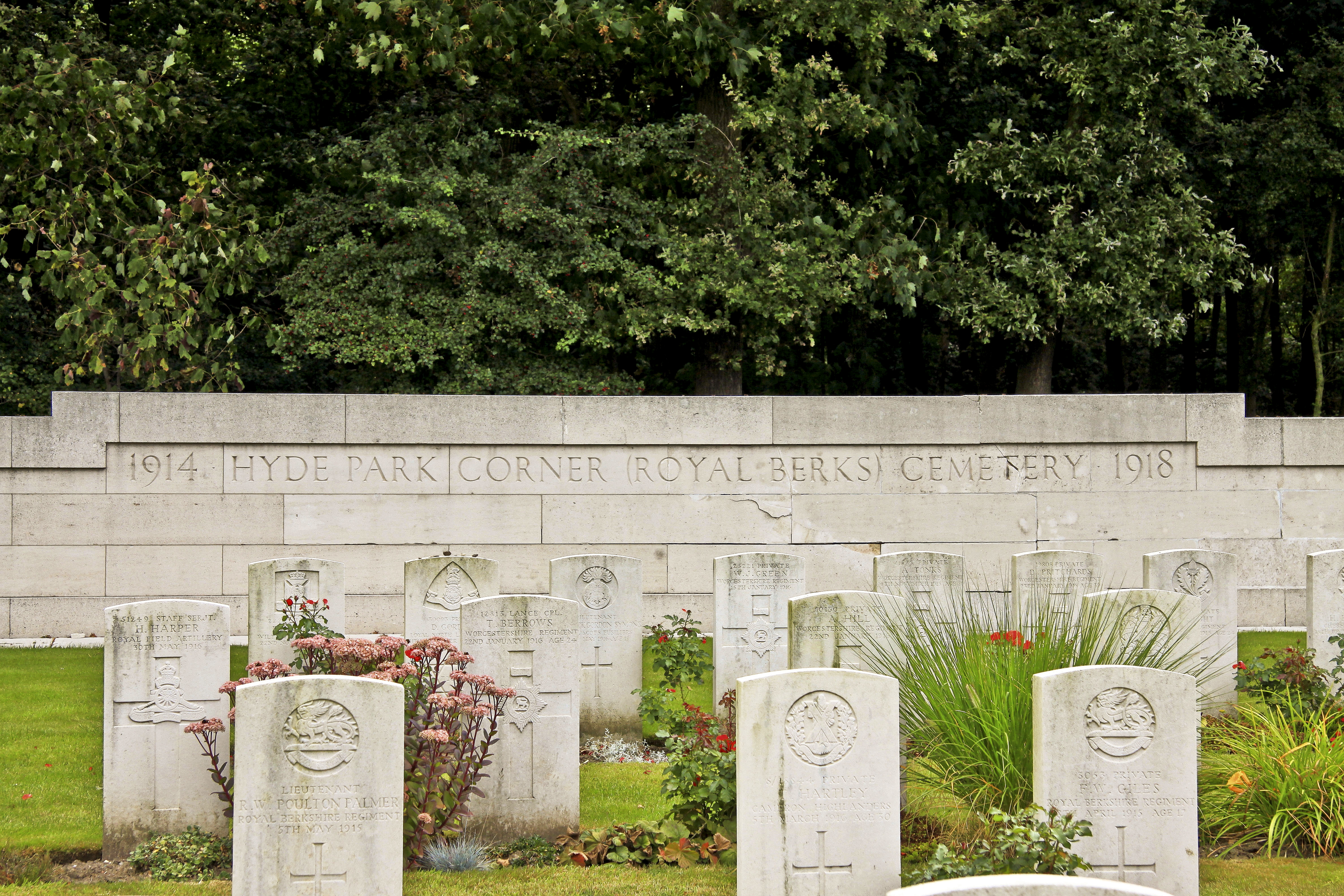 Hyde Park Corner Cemetery.