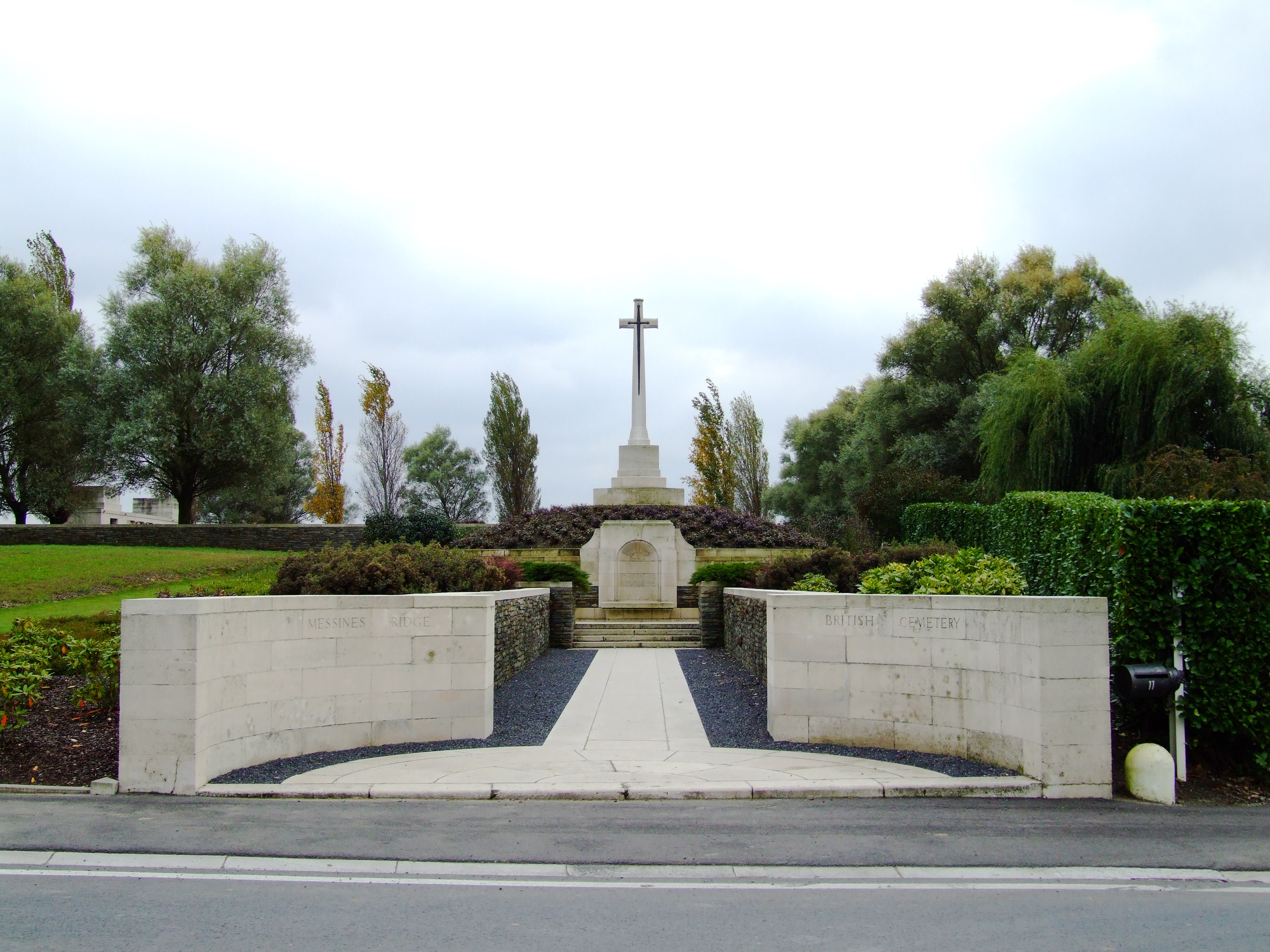 Messines Ridge Memorial to the Missing, maintained by the Commonwealth War Graves Commission