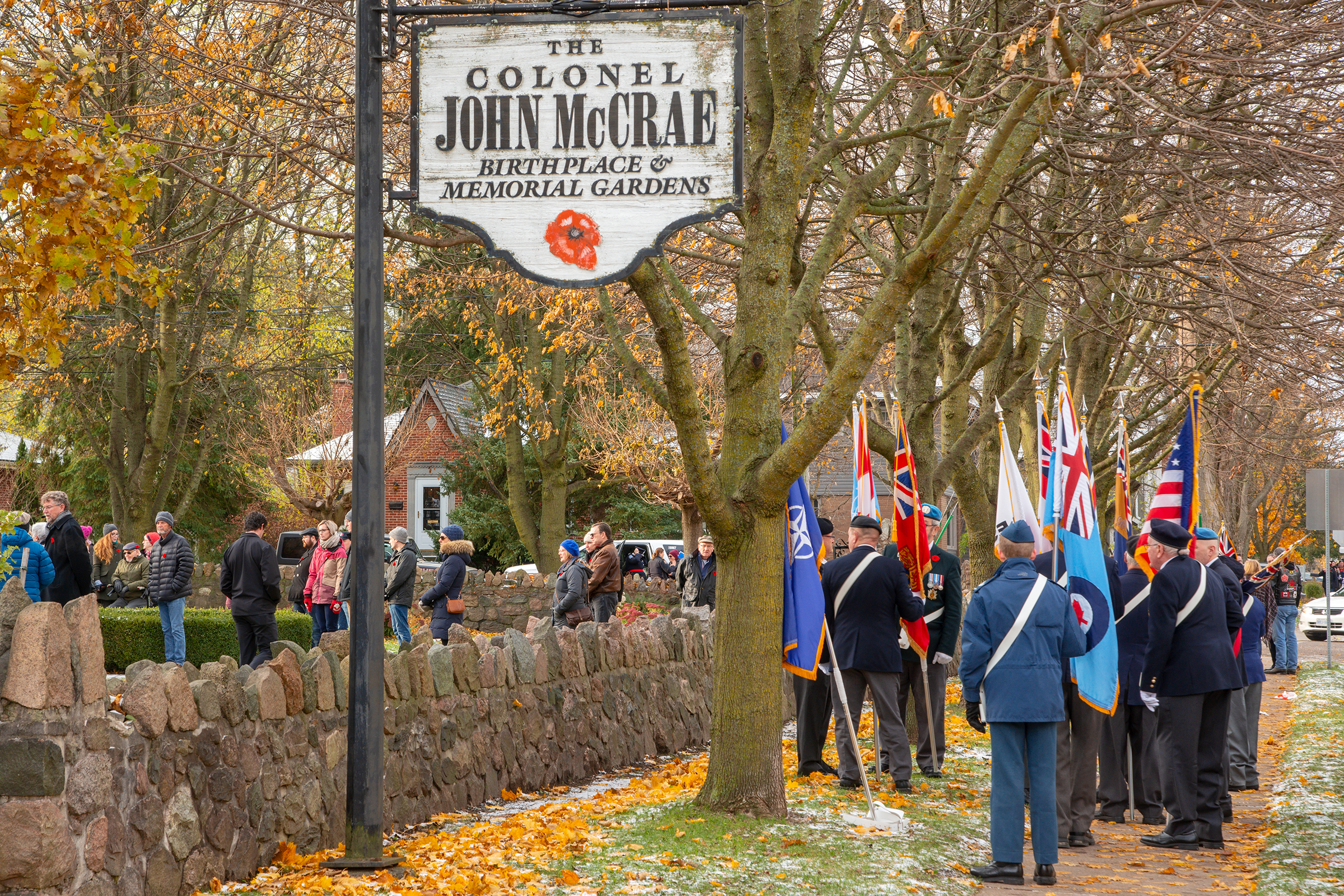 The birthplace of John McCrae (1872-1918) author of In Flanders Fields
