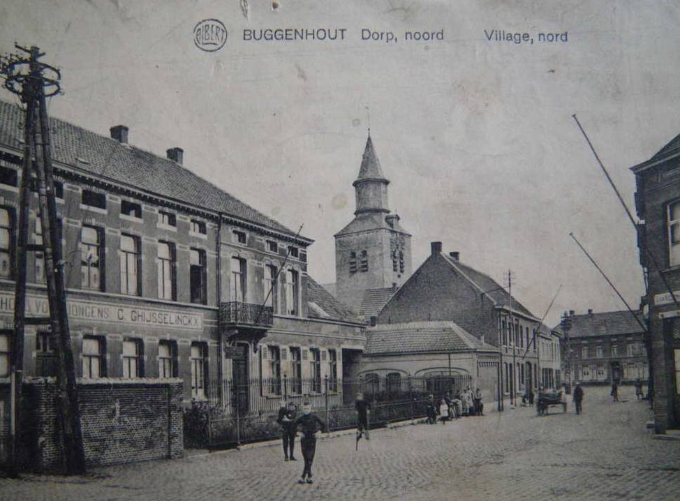 Brouwerhuis Van Damme - Jongensschool C. Ghijsselinckx - kerkstraat - Buggenhout - Oost-Vlaanderen - Vlaanderen - België.