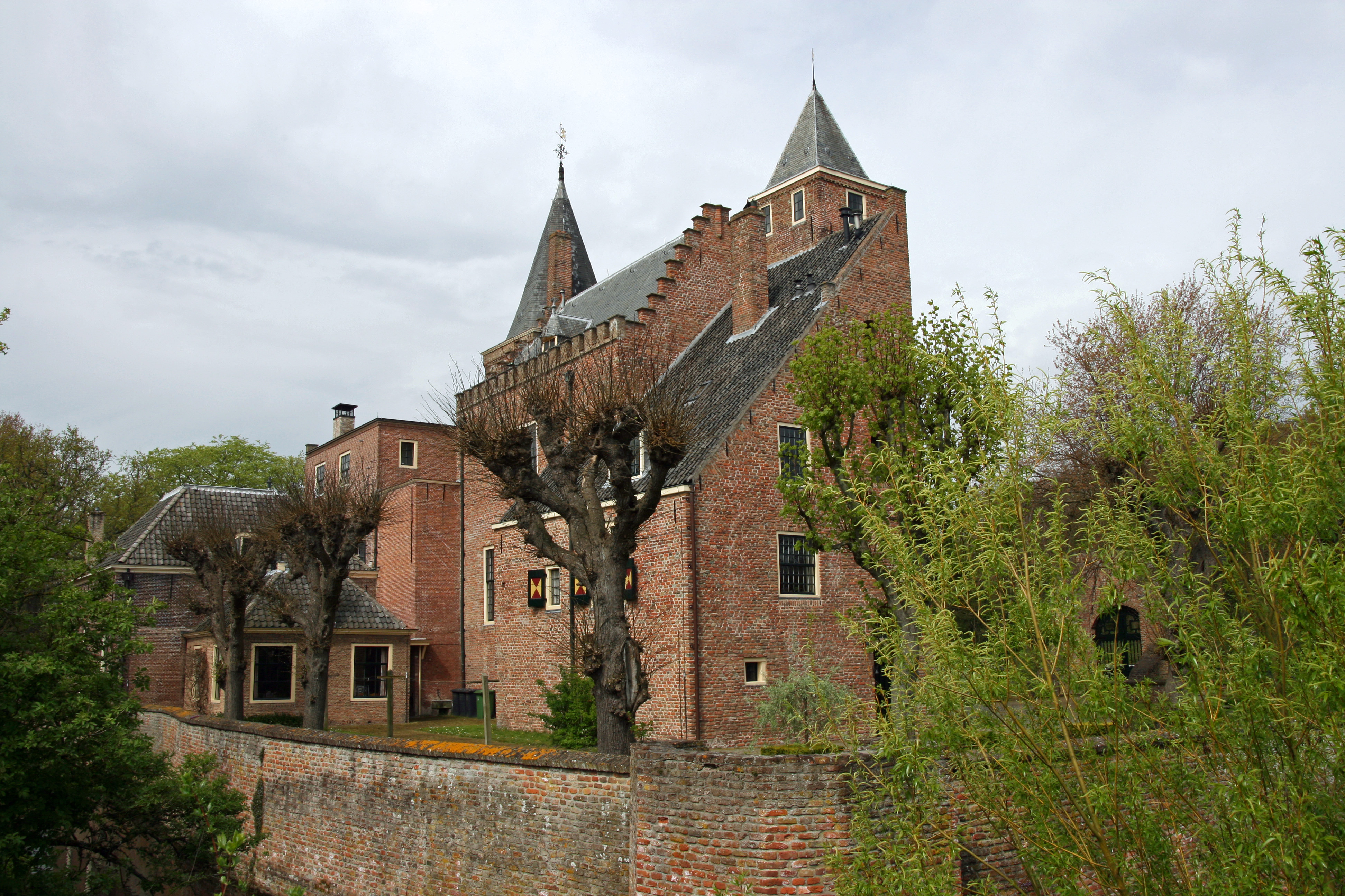 Slot Haamstede (achterzijde)