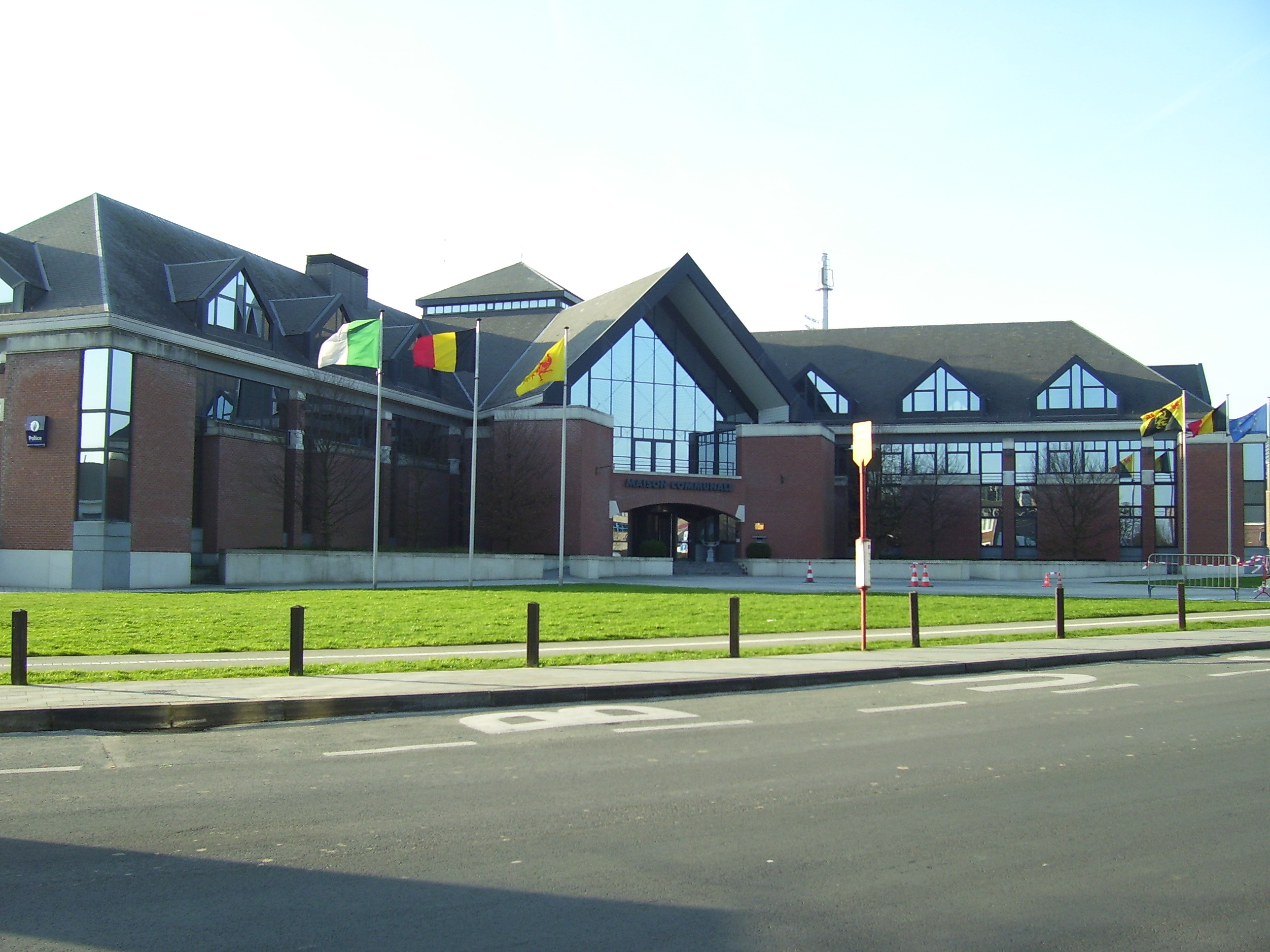 Maison communale (municipality) of Waterloo, Belgium
