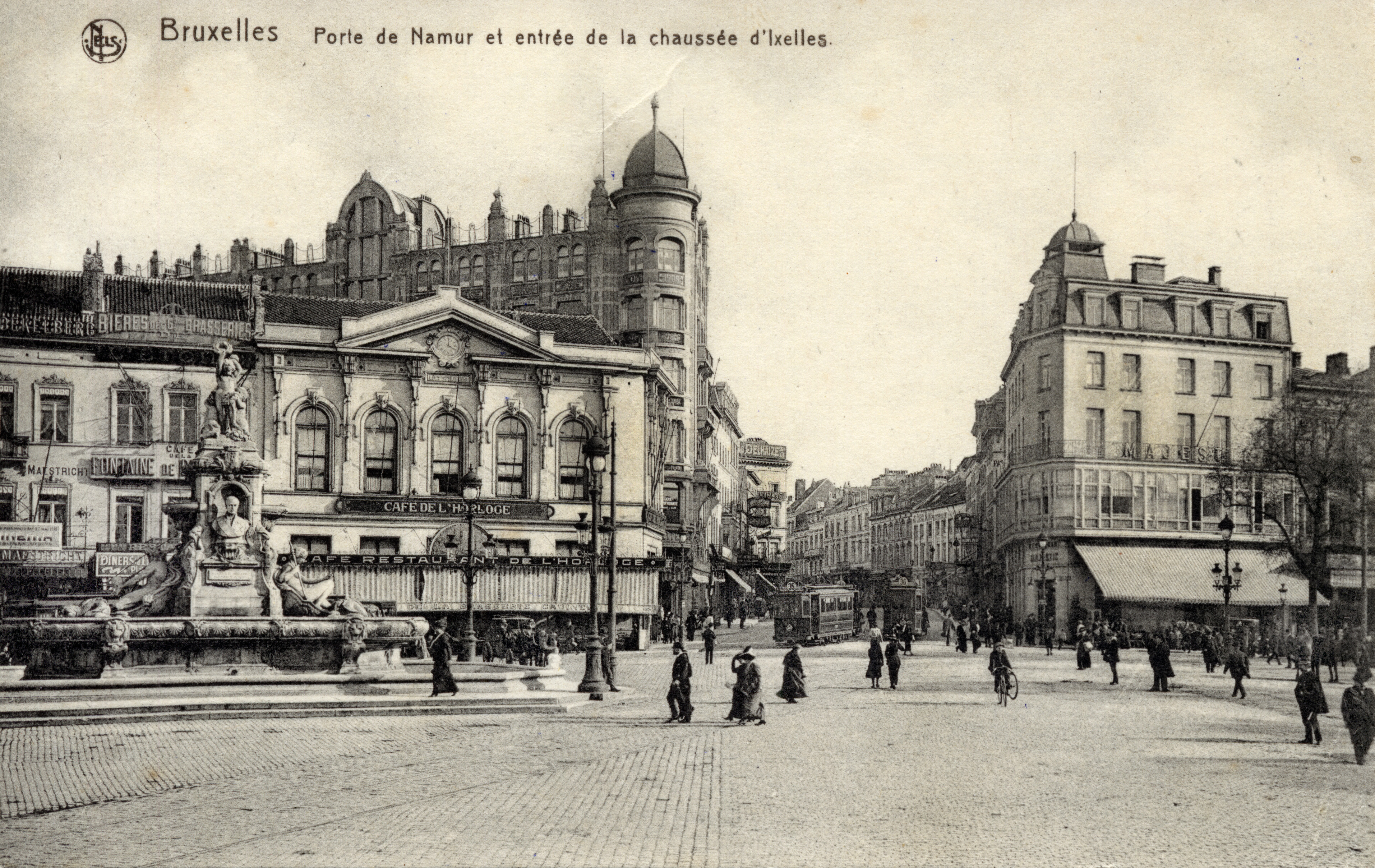 Porte de Namur,chaussée d'Ixelles