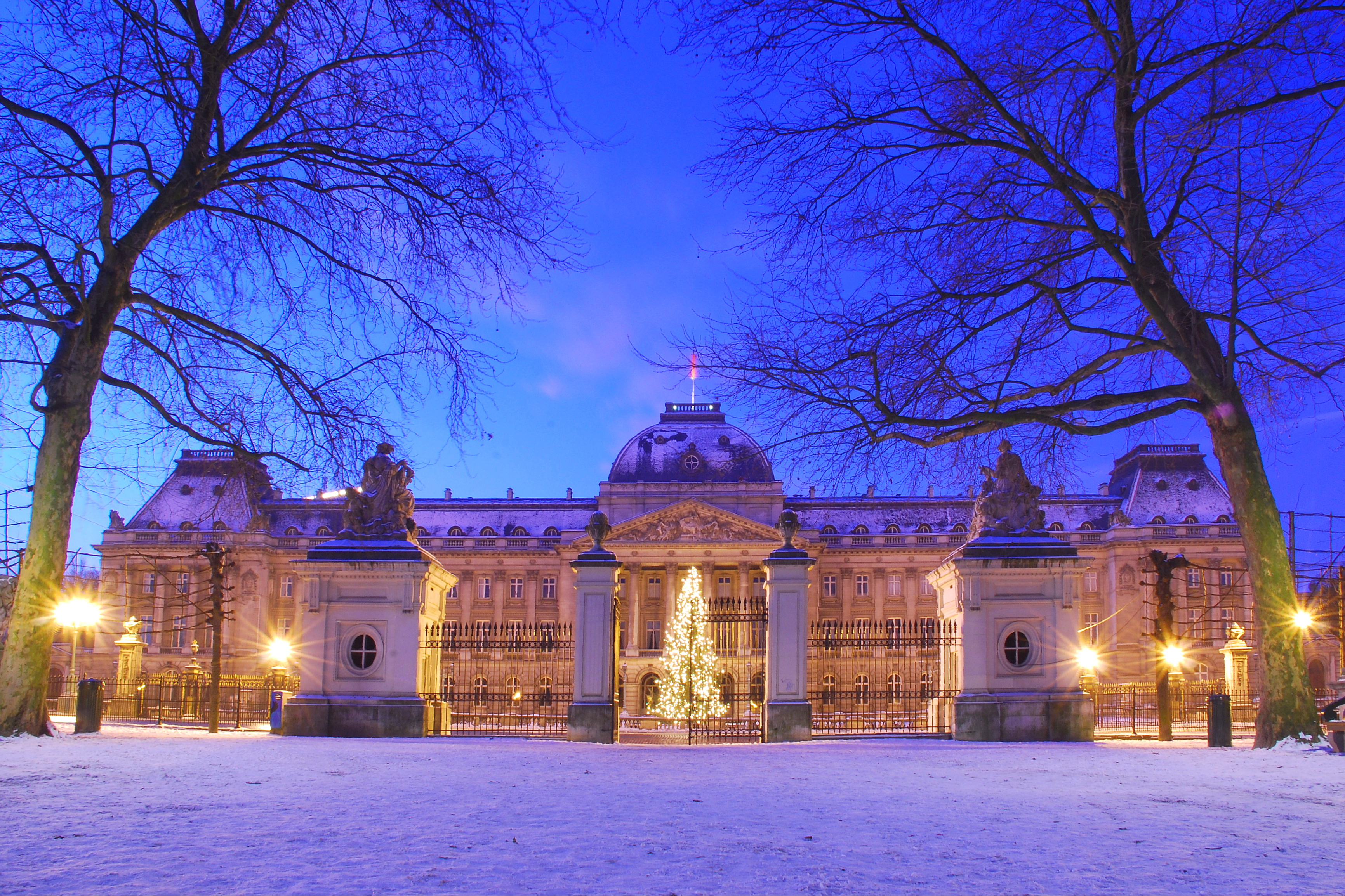 The Royal Palace in Brussels, Belgium.