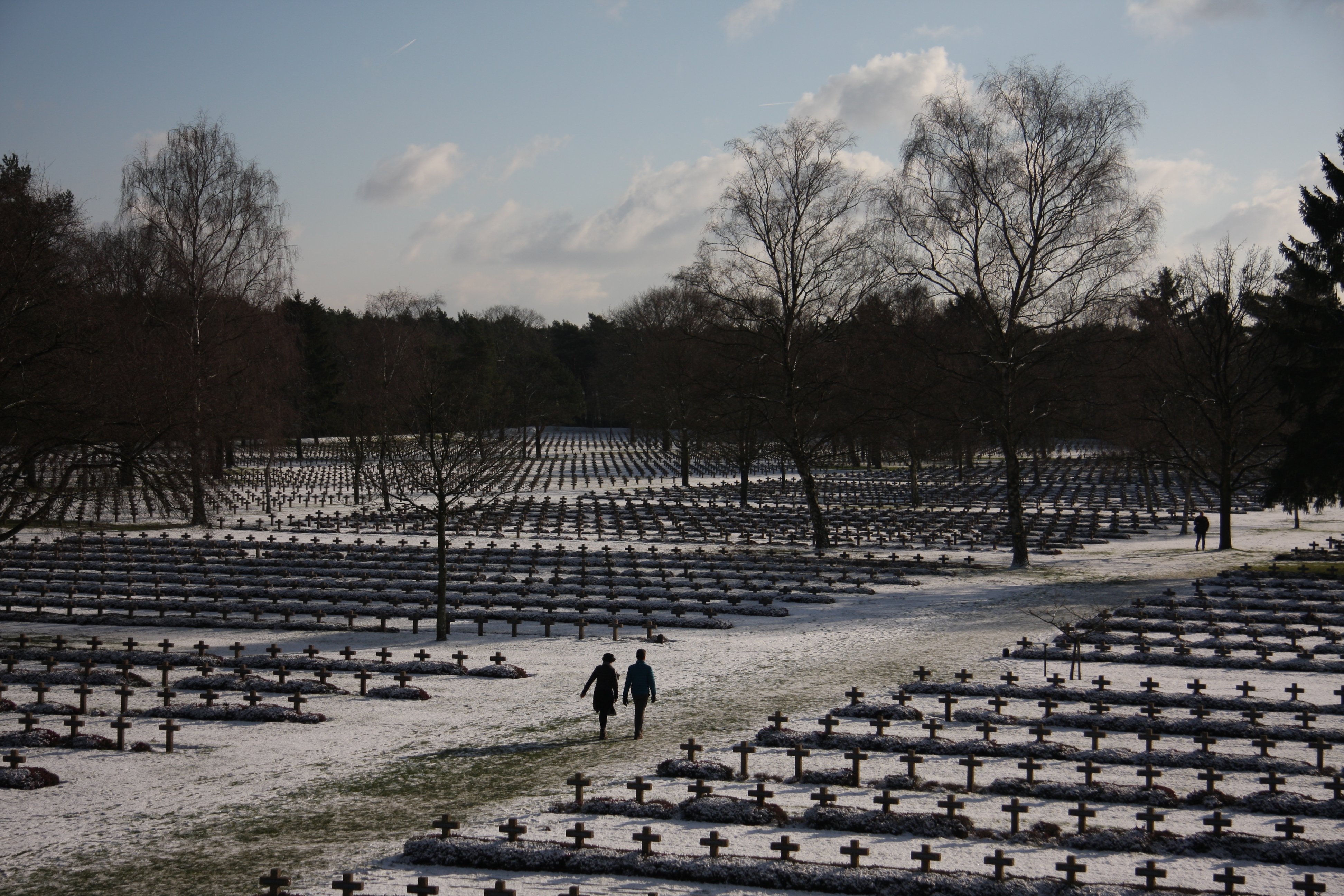 This is a photo of onroerend erfgoed number 80122


Lommel German war cemetery, Kattenbos, Lommel, Belgium. The largest German military cemetery in Western Europe outside Germany itself. Established after World War II, and holds 39102 burials.