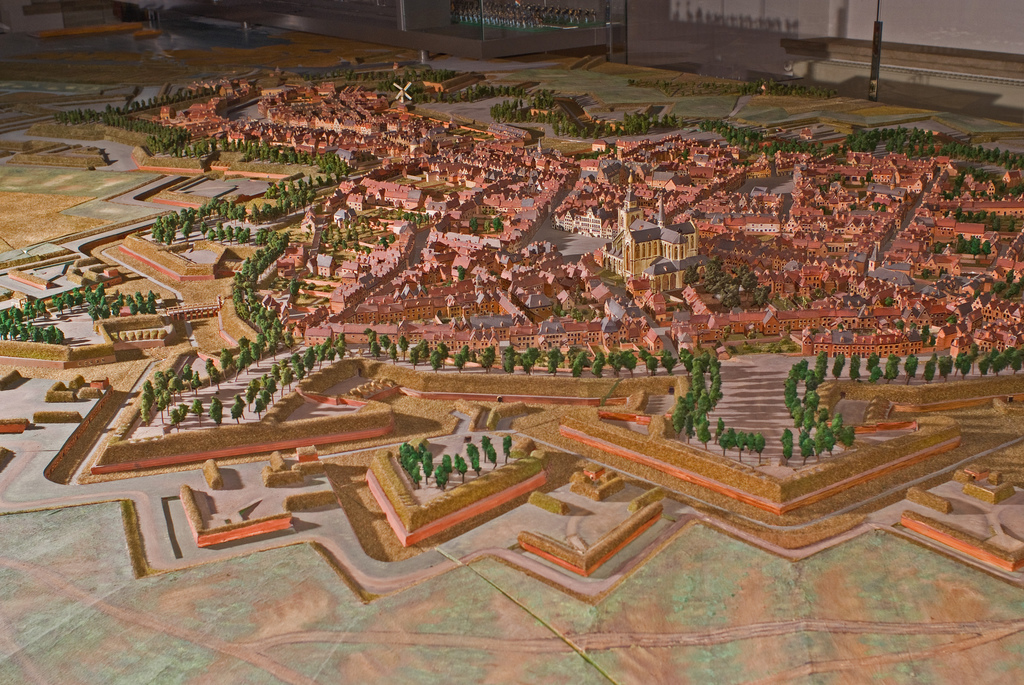 Maquette Bergen op Zoom 1747 (Sterkste vesting van de Republiek de Verenigde Nederlanden)