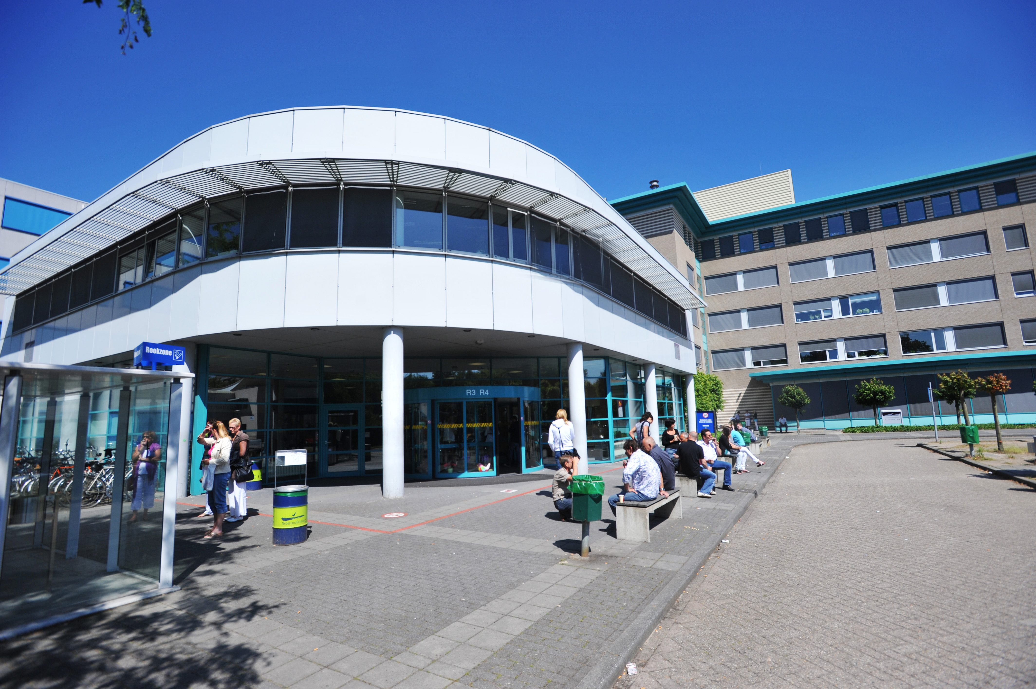 One of the campus buildings in Eindhoven