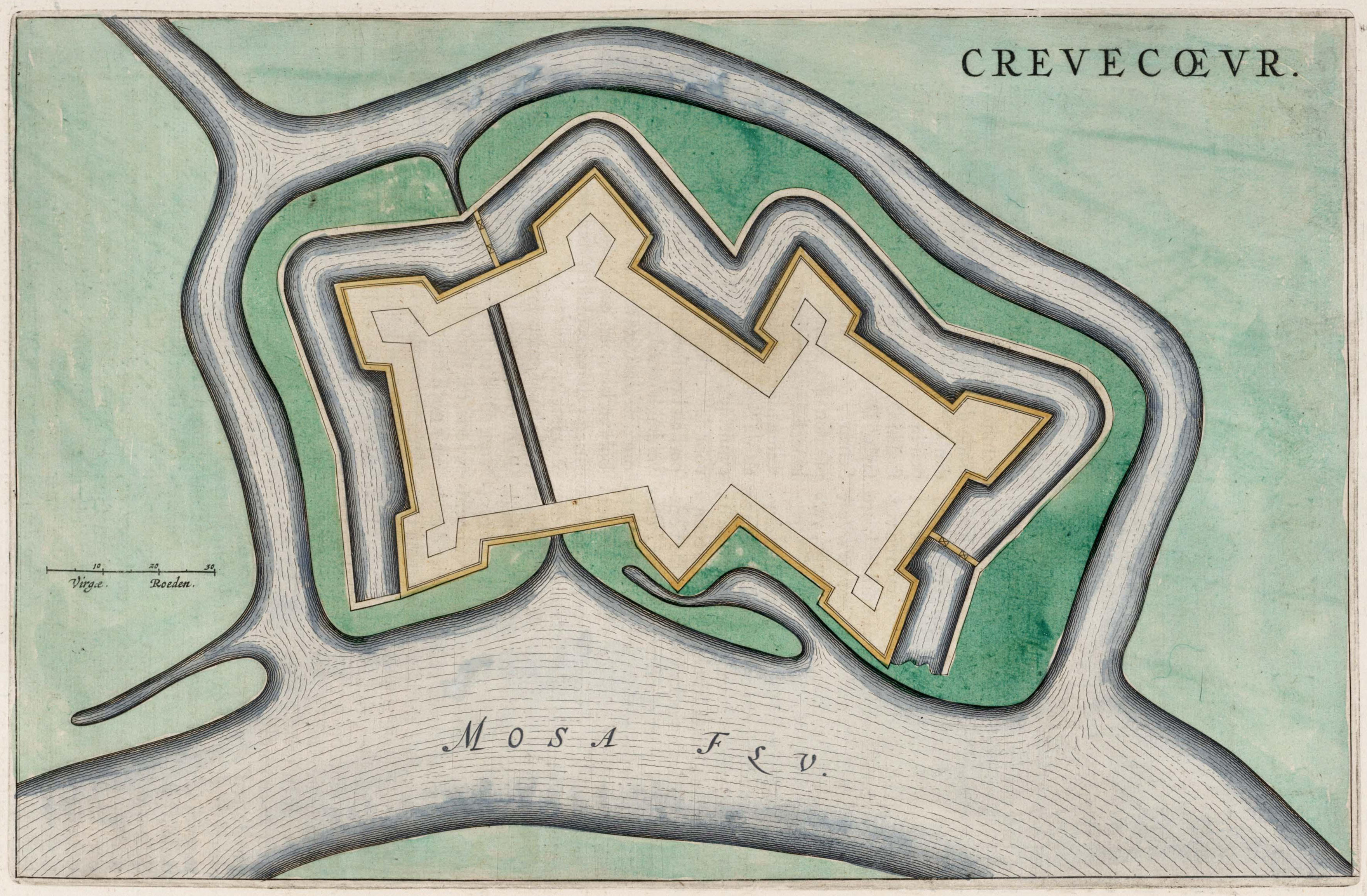The fort Crèvecoeur, near 's-Hertogenbosch.