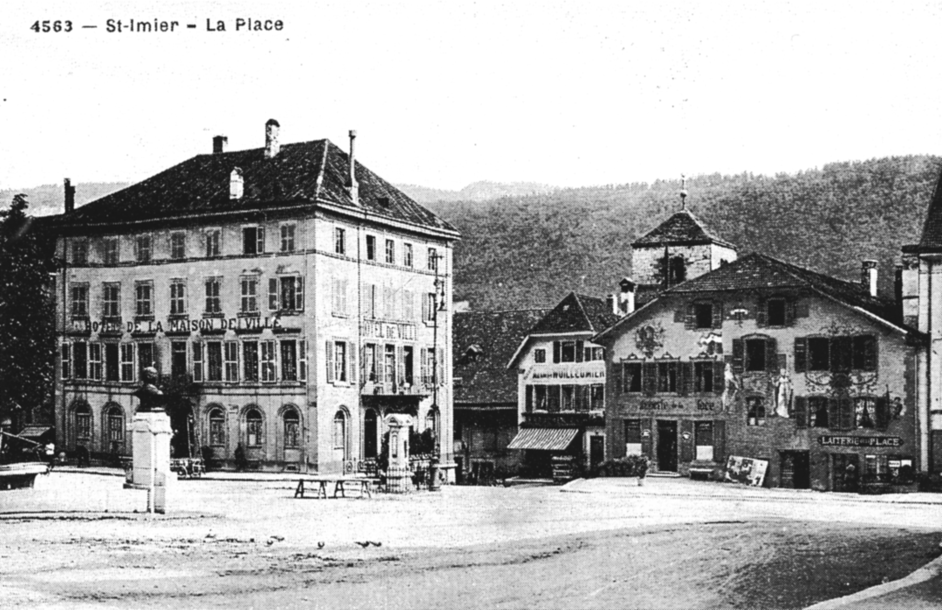 The Hôtel de la maison de Ville in Saint Imier. The anti-authoritarian International was founded there on a congress taking place on September 15/16, 1872.