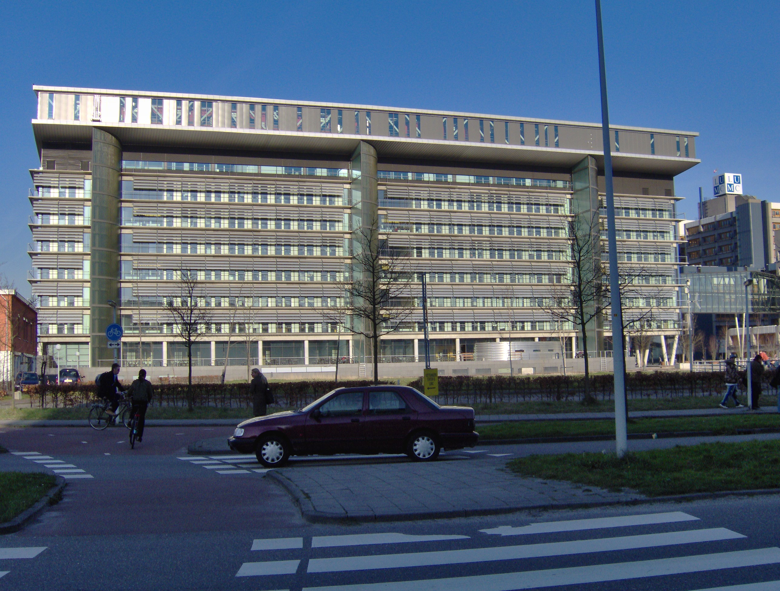 The research building of the Leiden University Medical Center in Leiden, the Netherlands