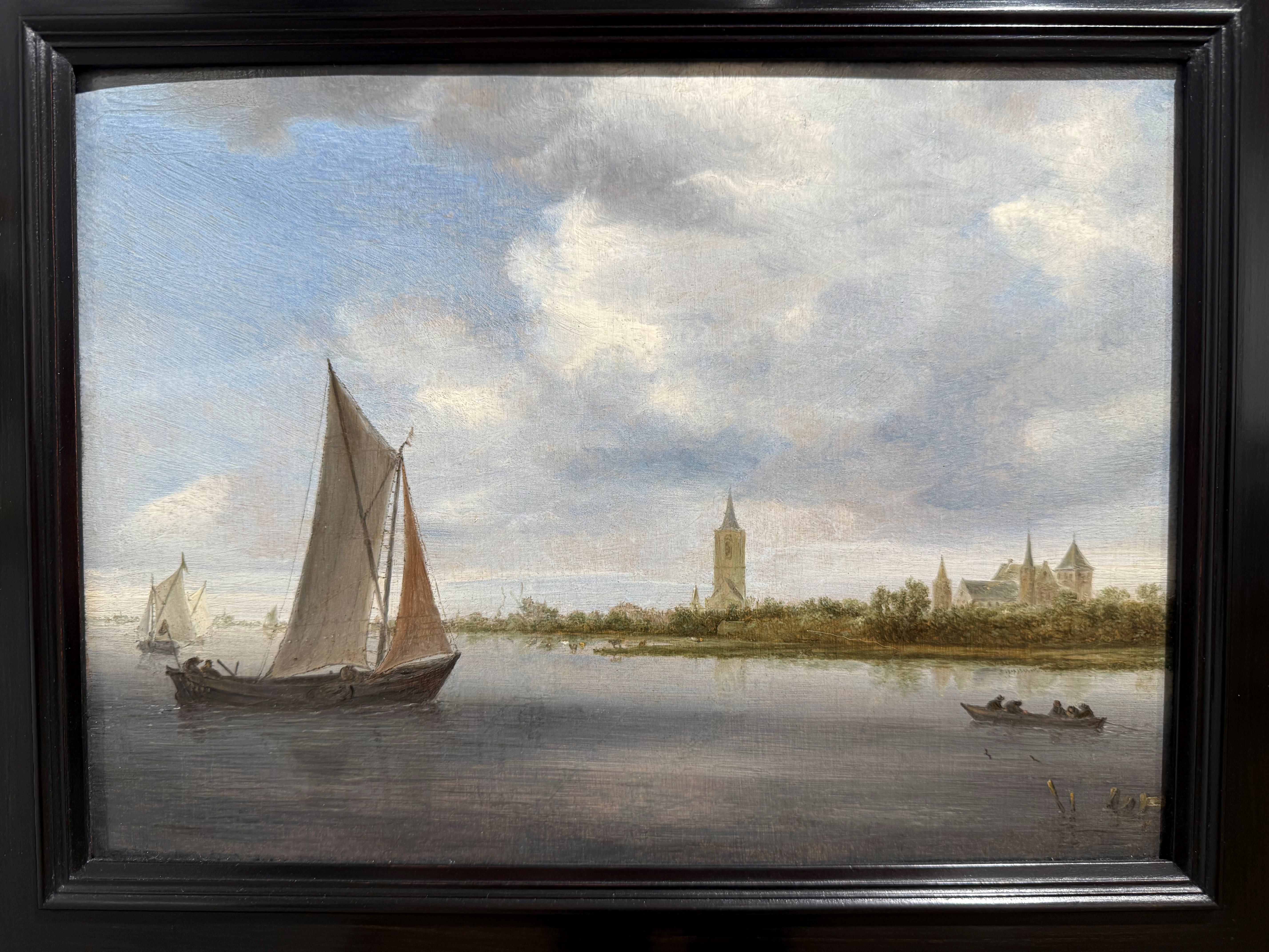 View of Beverwijk, the Wijkermeer and Adrichem castle by Salomon van Ruysdael