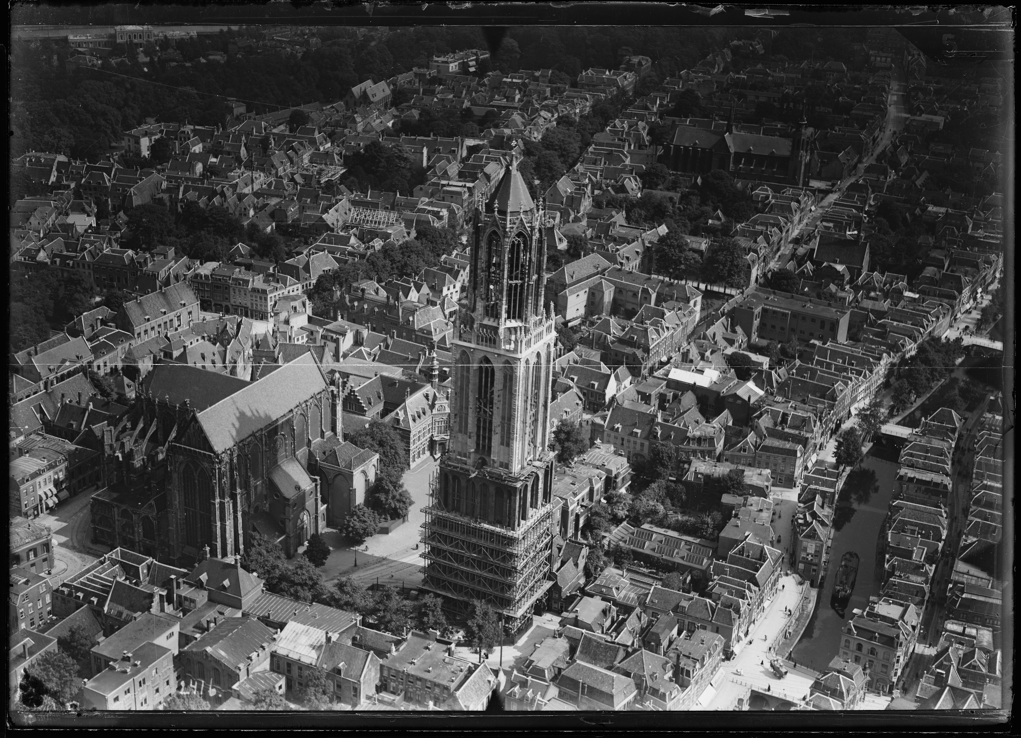Aerial photograph of Utrecht, The Netherlands