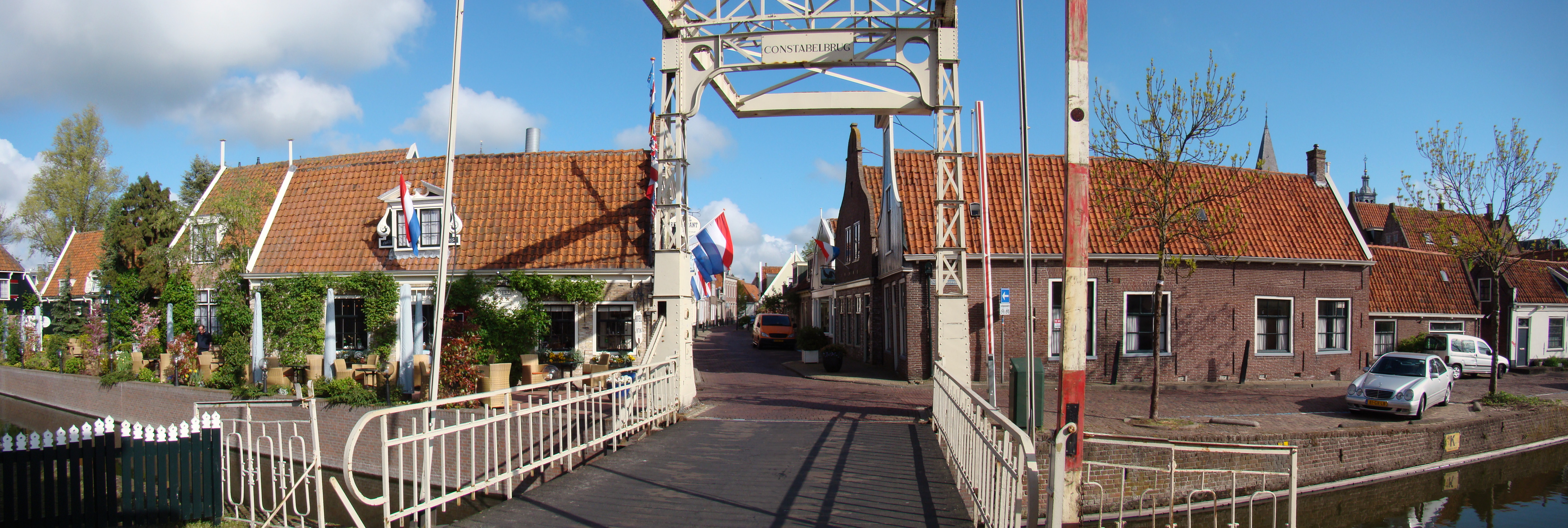 Monumental buildings in Edam (Netherlands)