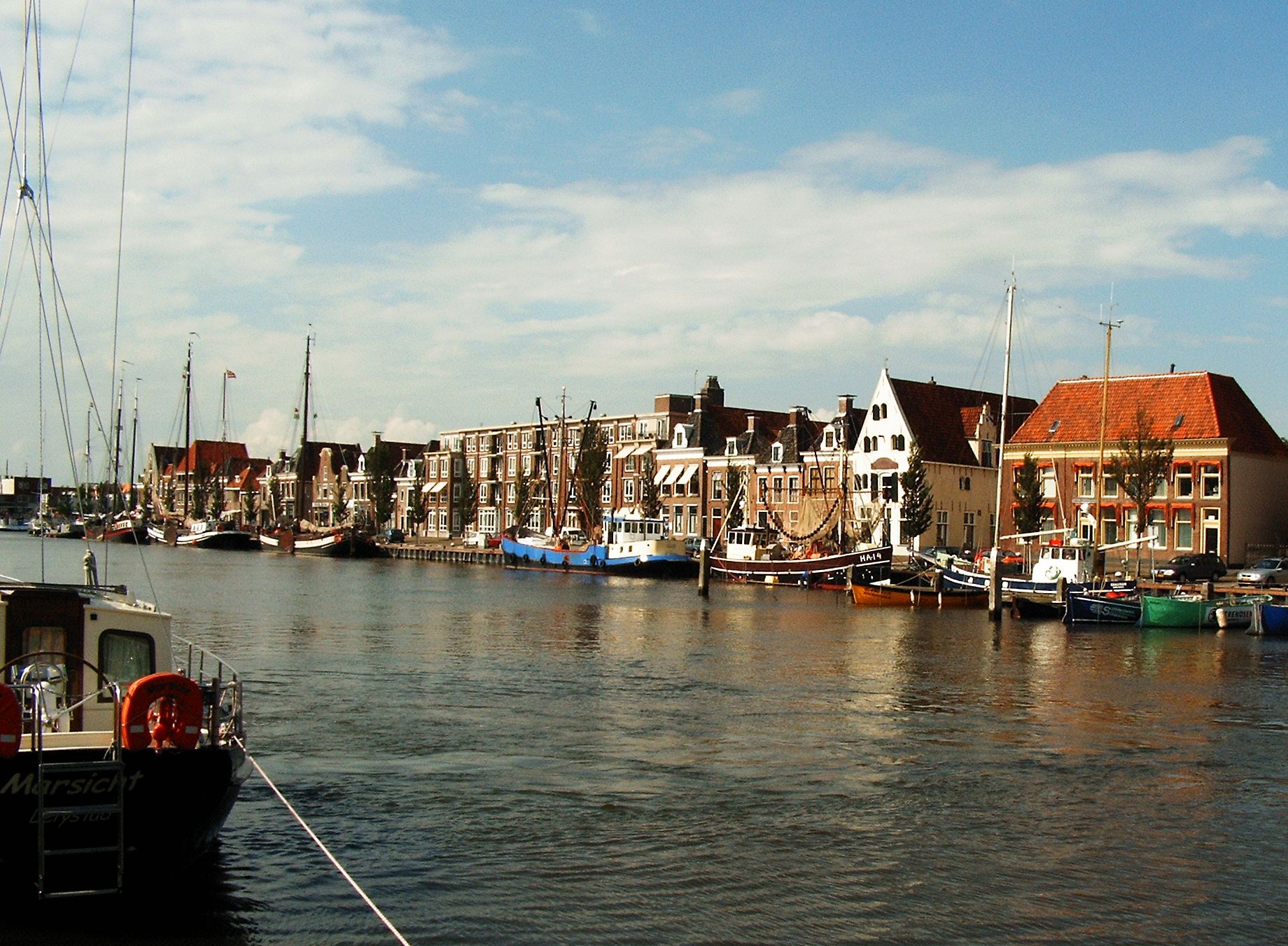 Harlingen - Blick auf den Hafen