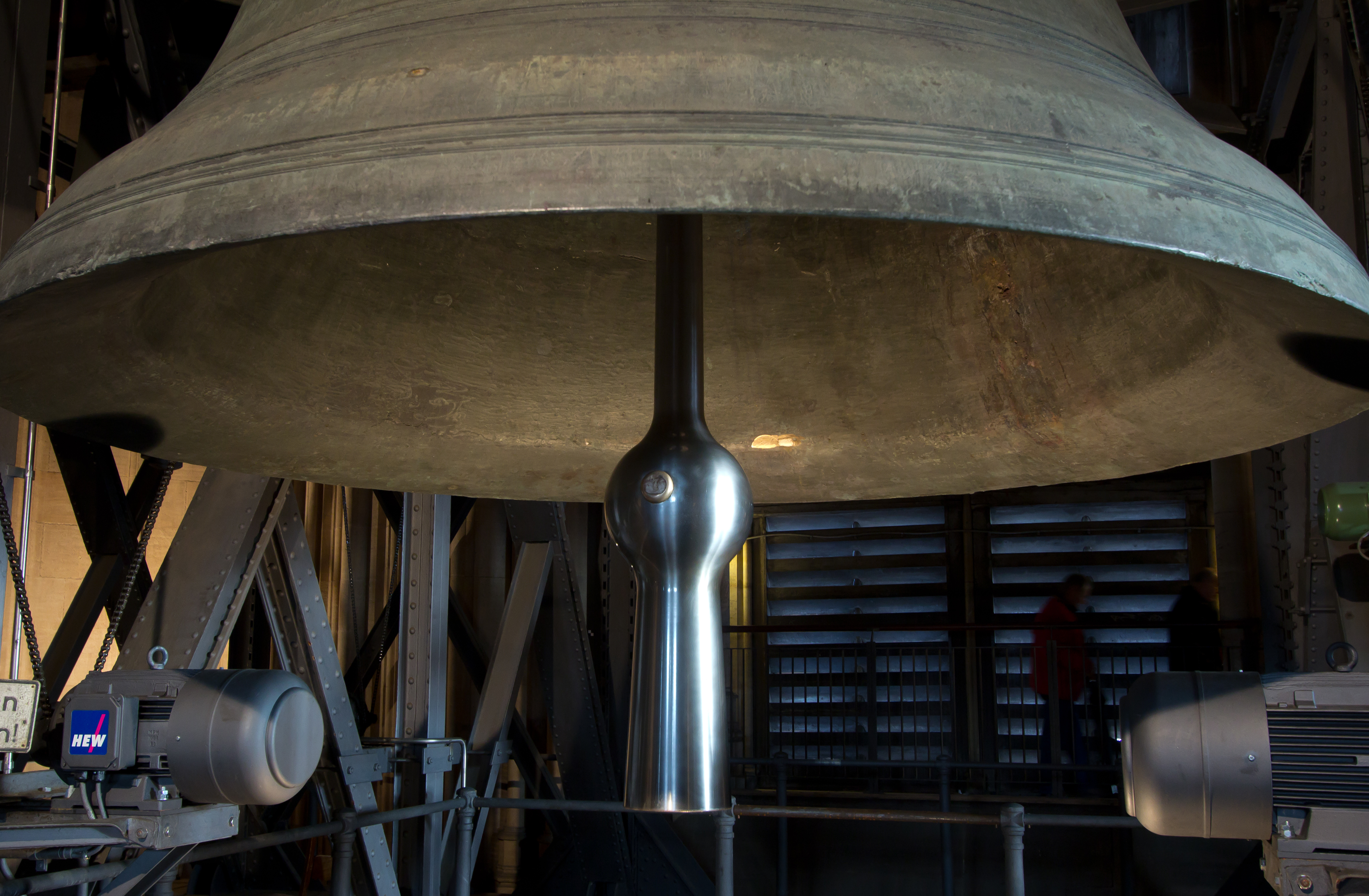 Petersglocke (St. Peter's Bell) with new Clapper appr. one year after loosing the old clapper while chiming on January 6th, 2011