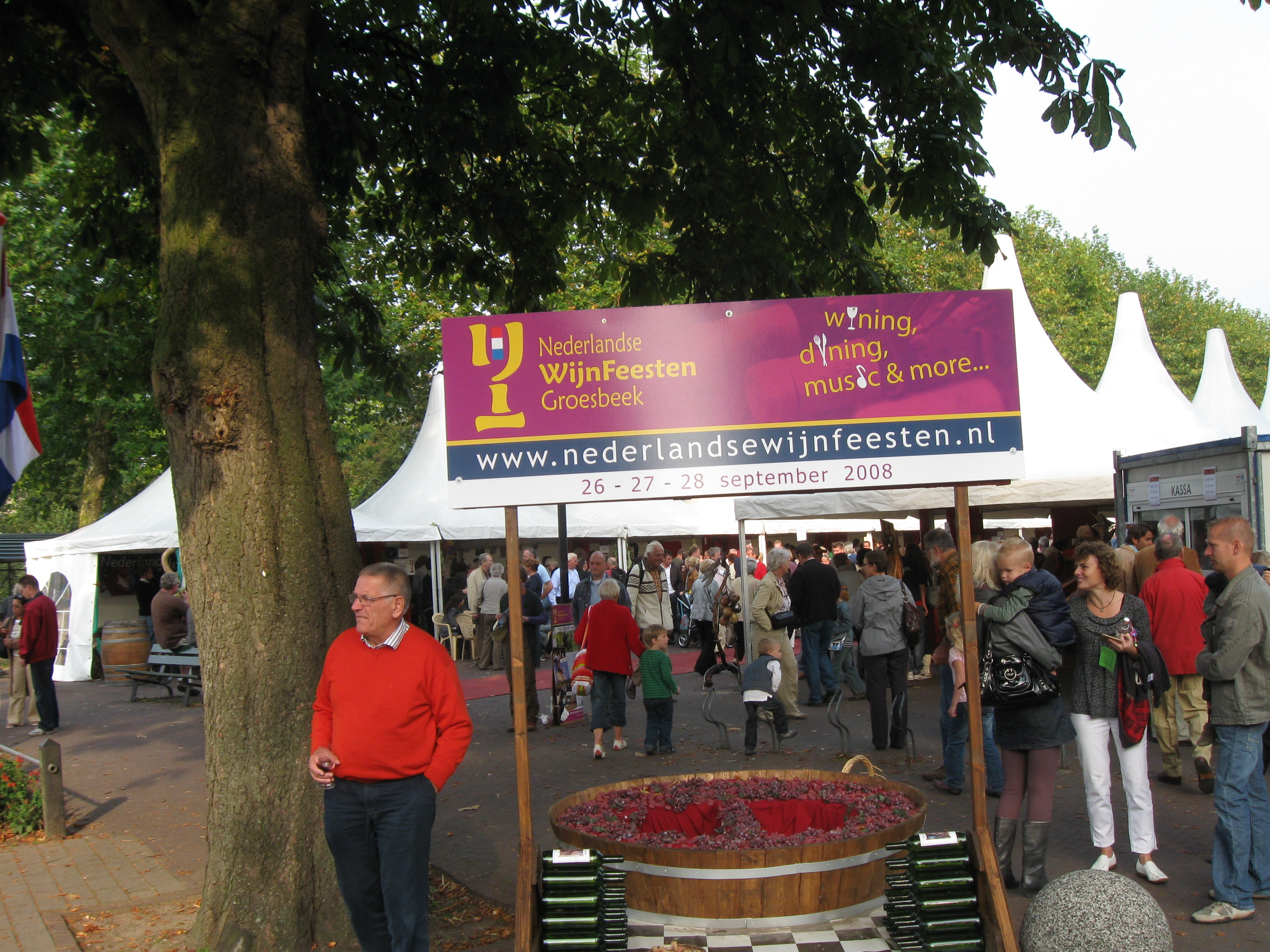 Annual wine harvest festival, 2nd edition 2008, Groesbeek, Netherlands