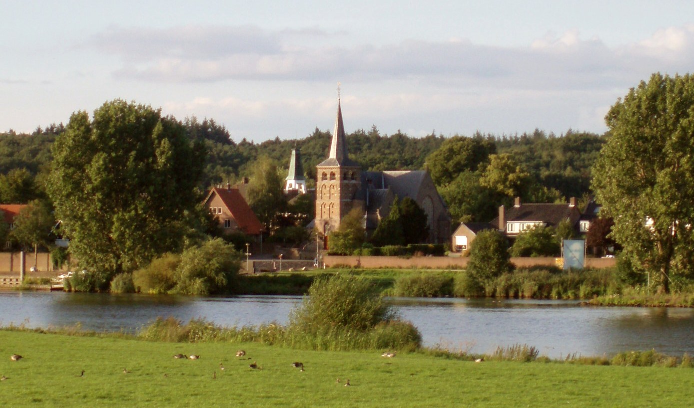 Mook at the Meuse River, Netherlands
