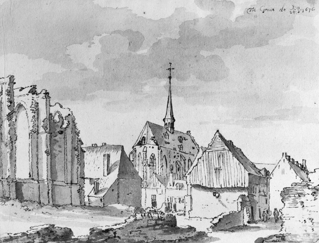 Plattegronden En Overzichten: tekening uit 1676, tentoonstelling Provinciaal Generaal den Bosch