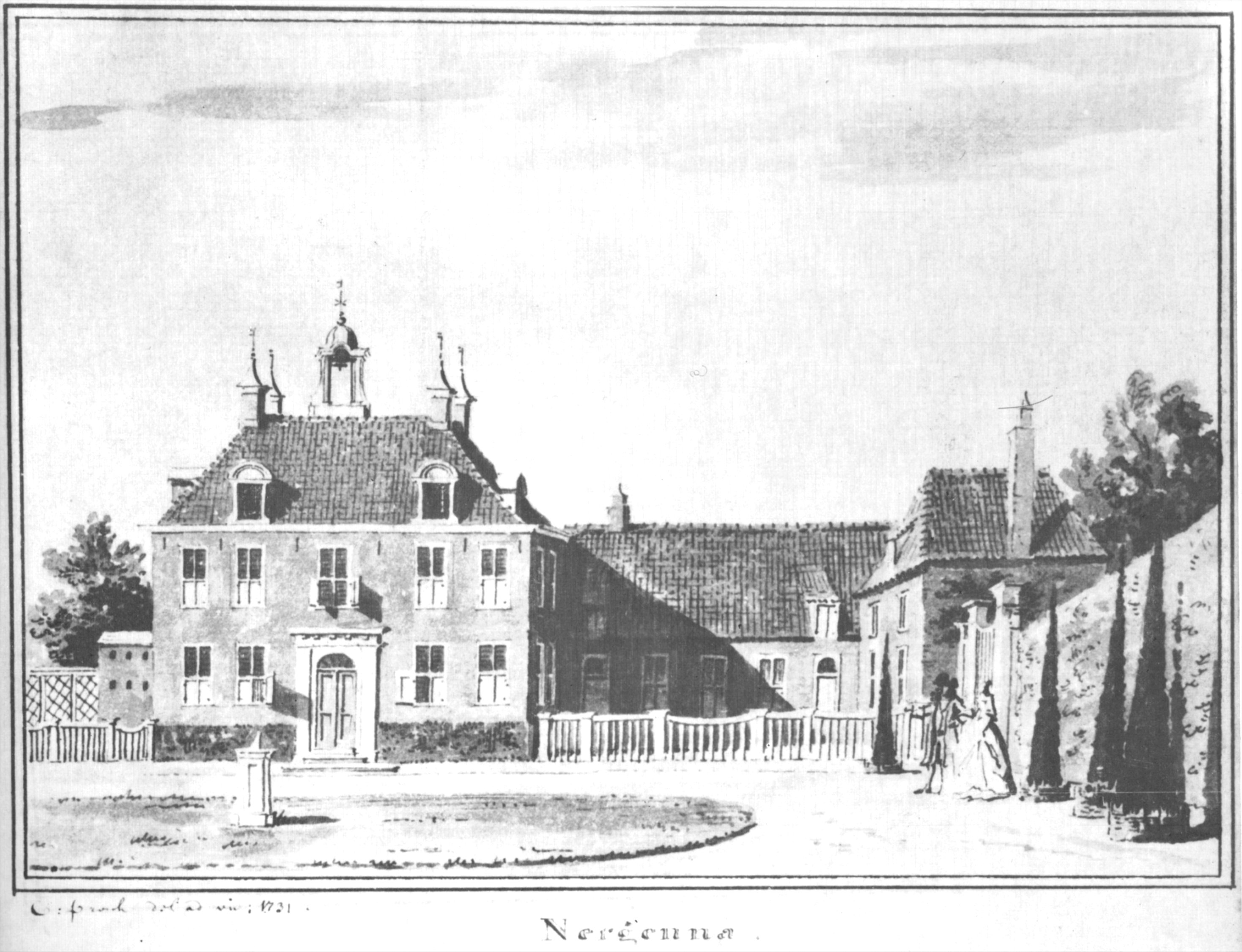 Heerenhuis Nergena te Bennekom, Nederland.